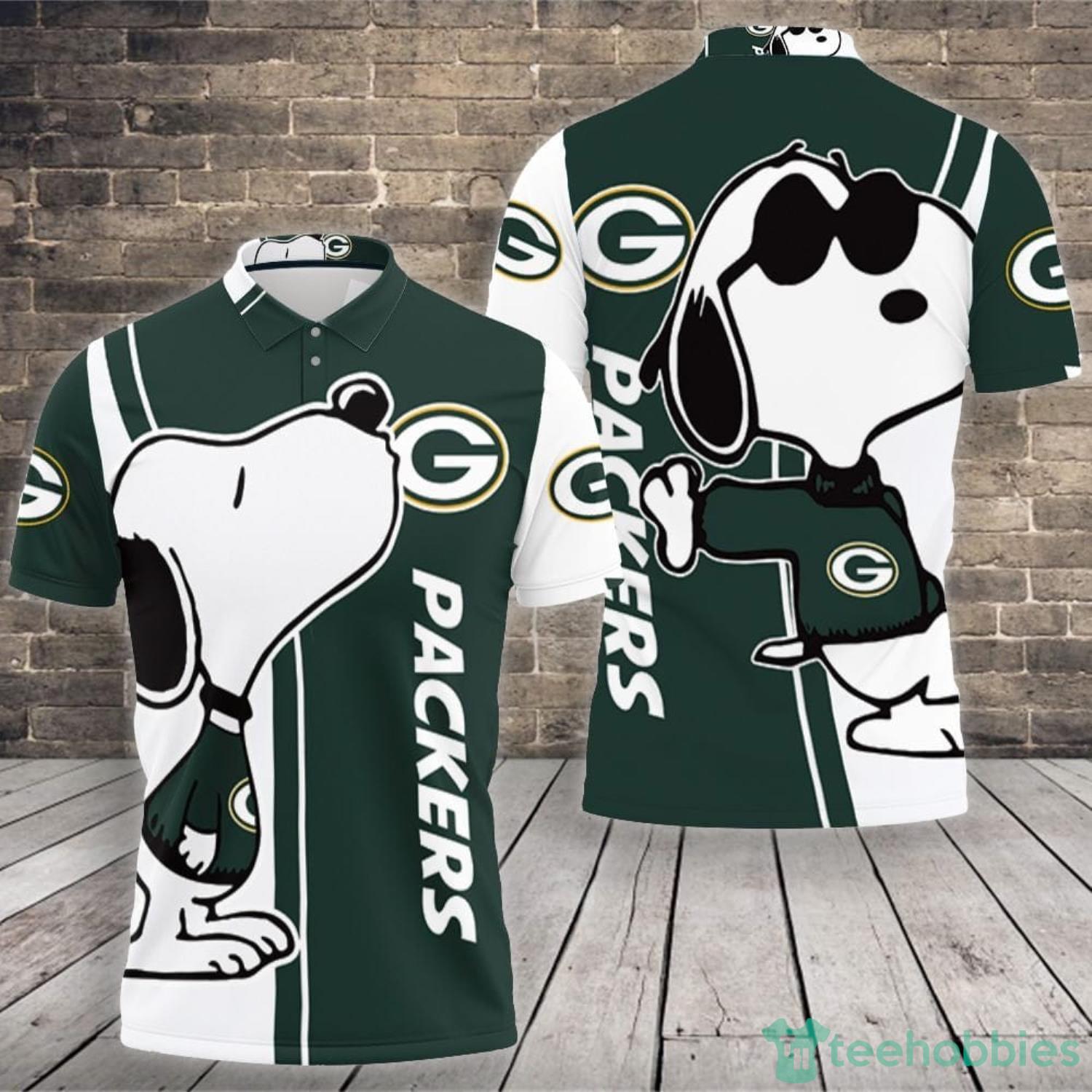 Green Bay Packers Snoopy Lover Polo Shirt For Sport Fans Product Photo 1