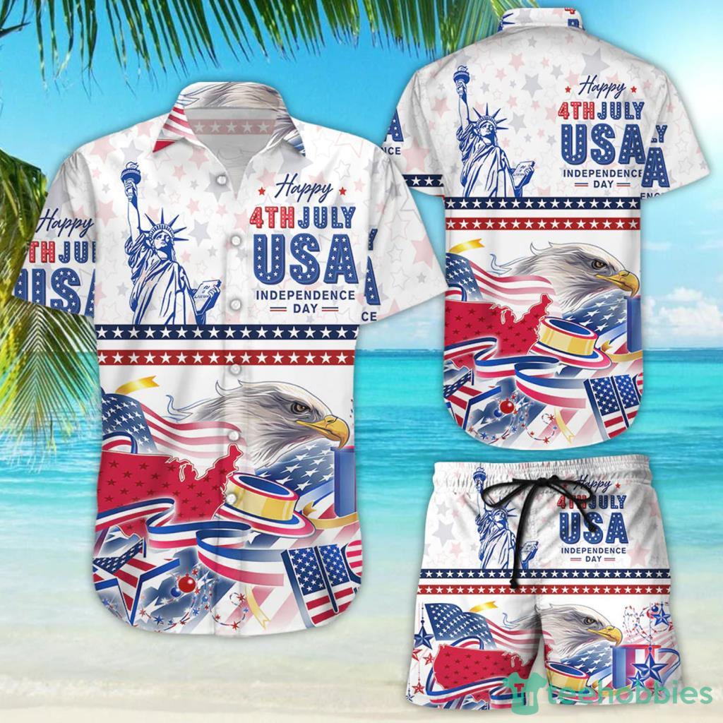 Happy 4Th July Usa Independence Day Hawaii Shirt - Happy 4Th July Usa Independence Day Hawaii Shirt