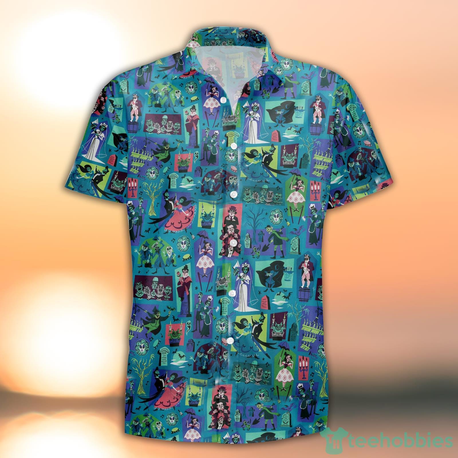 Haunted Mansion Hawaiian Shirt image Haunted Mansion Hawaiian Shirt Product Photo 2