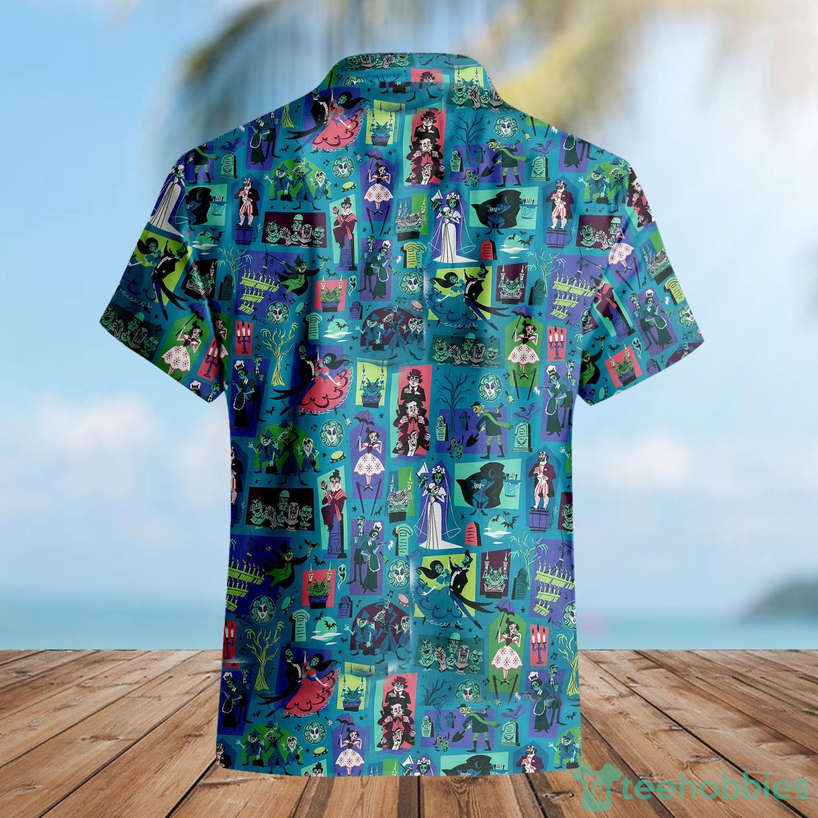 Haunted Mansion Hawaiian Shirt Product Photo 3 Haunted Mansion Hawaiian Shirt Product Photo 3