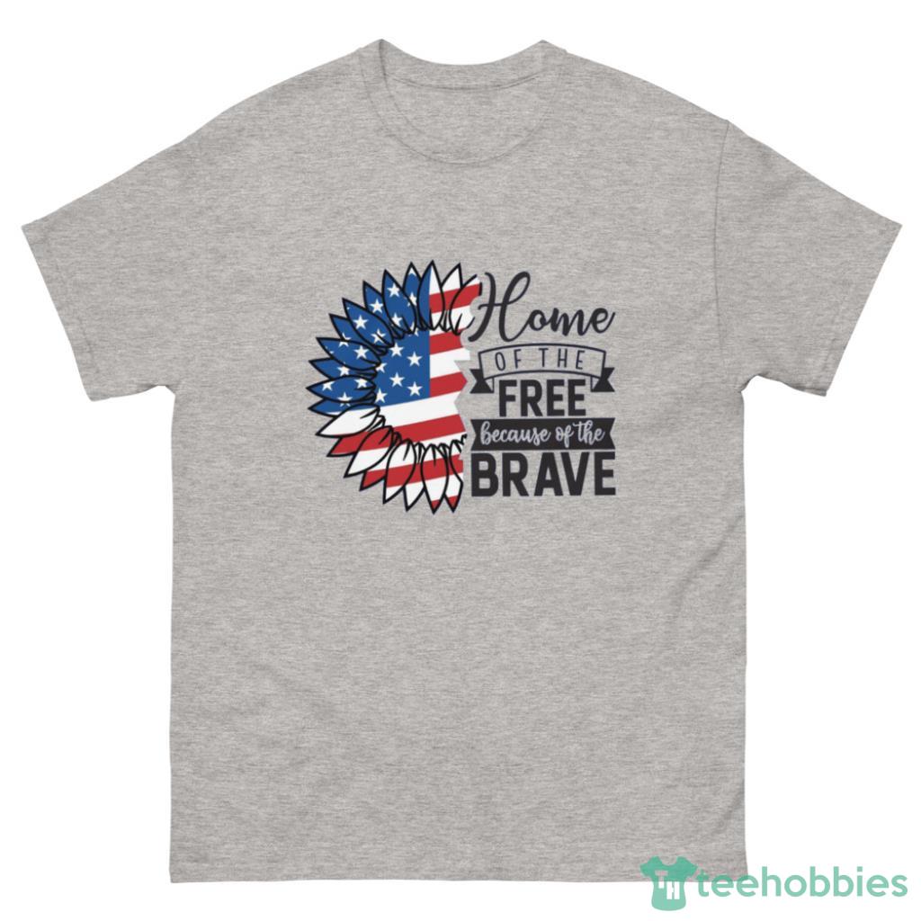 Men's Home of the Free Because of the Brave T-Shirt