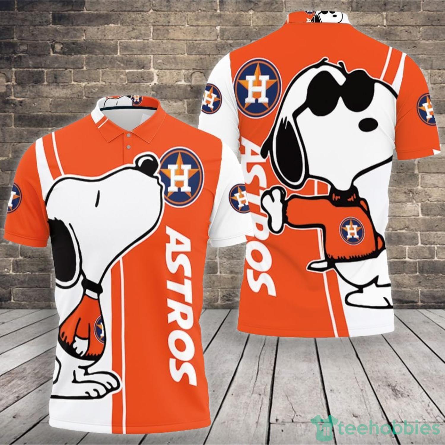 Houston Astros Snoopy Lover Polo Shirt For Sport Fans Product Photo 1