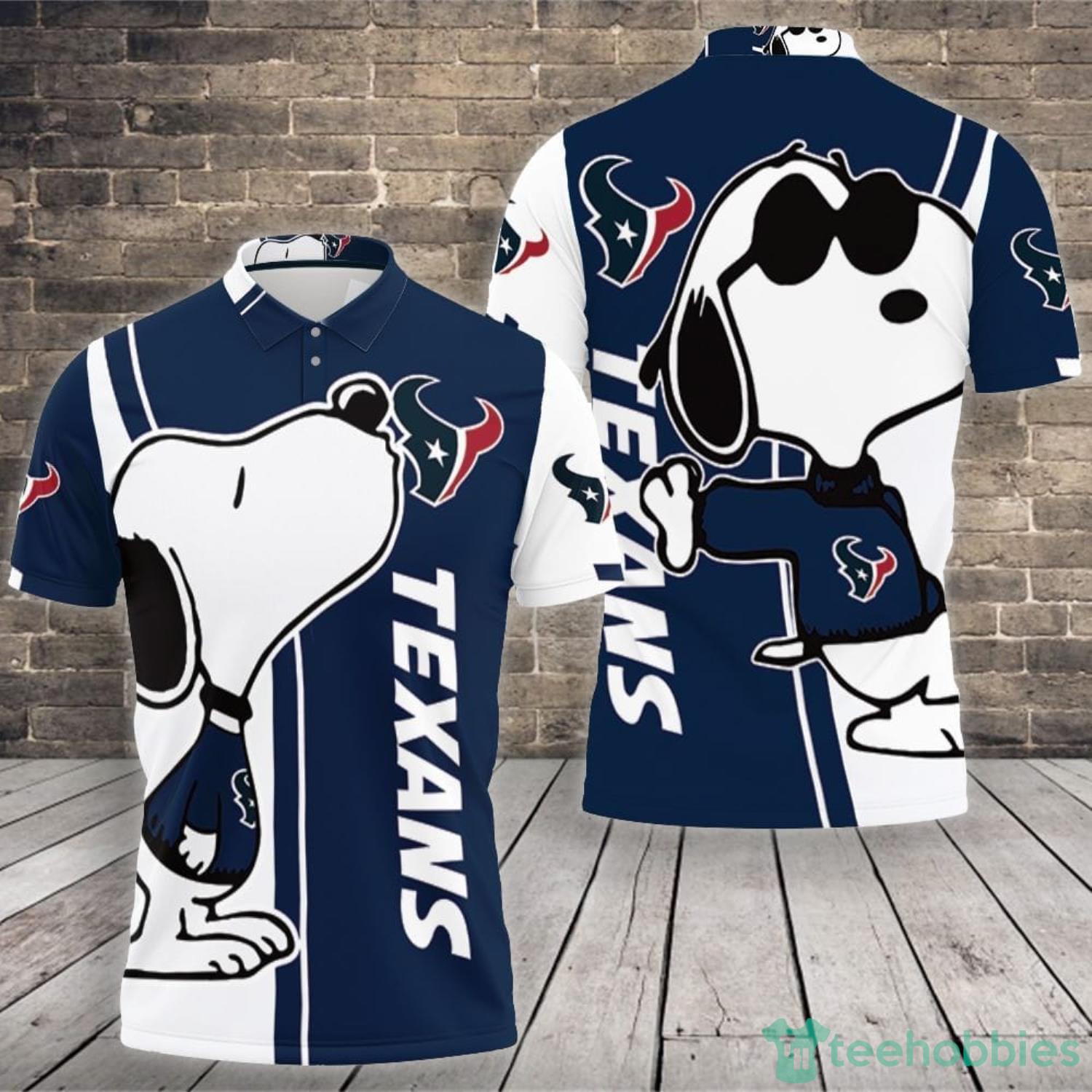 Houston Texans Snoopy Lover Polo Shirt For Sport Fans Product Photo 1
