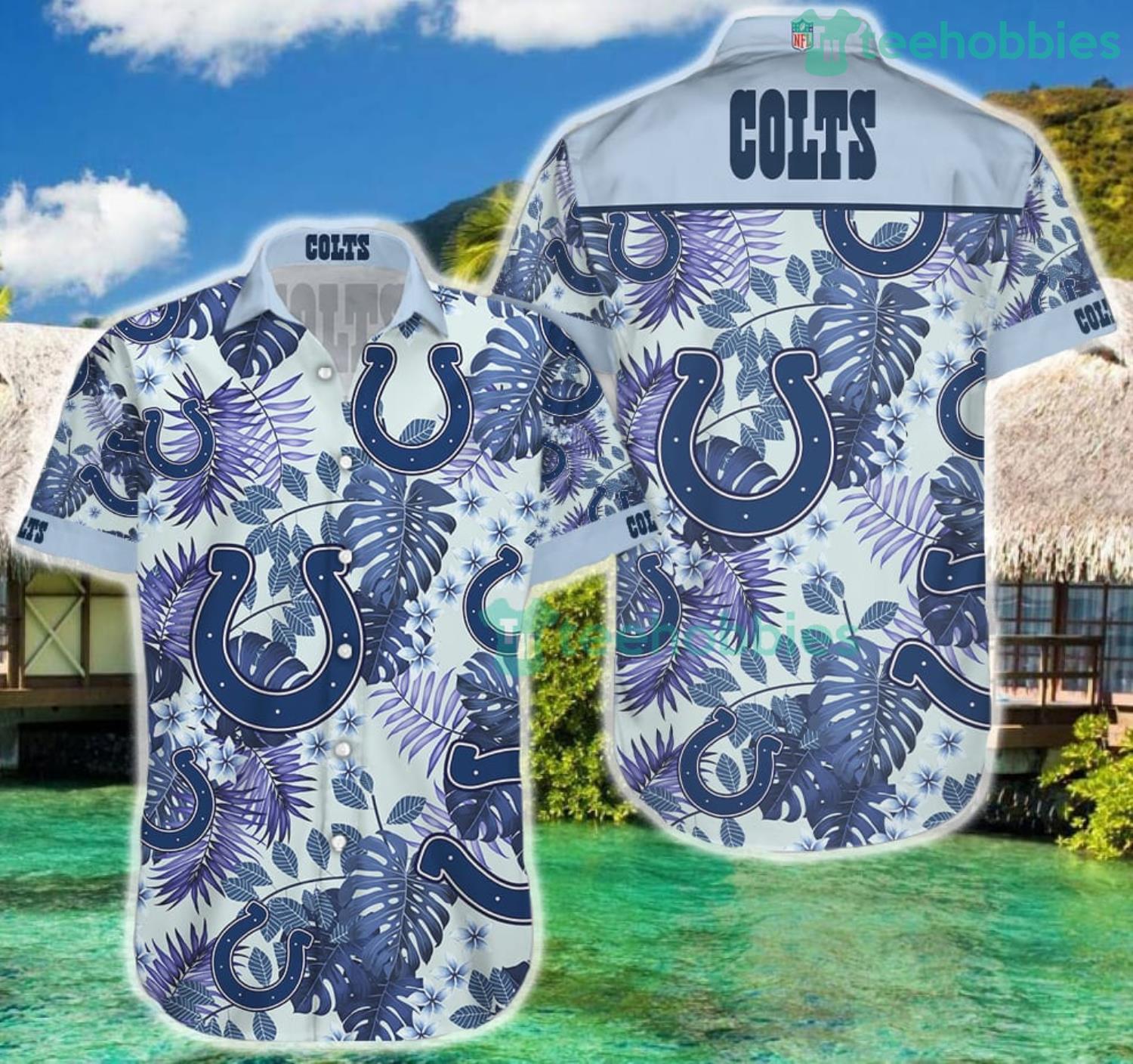 Indianapolis Colts Hawaiian Shirt, Shorts, Combo Hawaiian Shirt