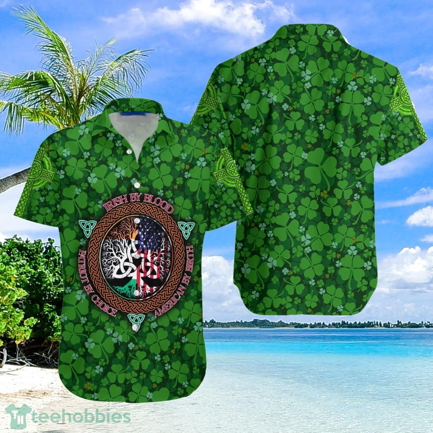 Irish St Patricks Day Aloha Hawaiian Shirts Product Photo 1
