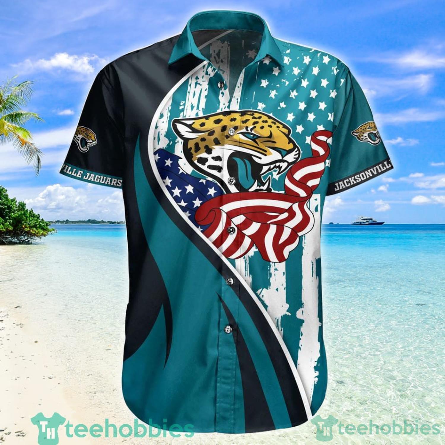 Jacksonville Jaguars Nfl Football Hawaiian Shirt And Short Beach