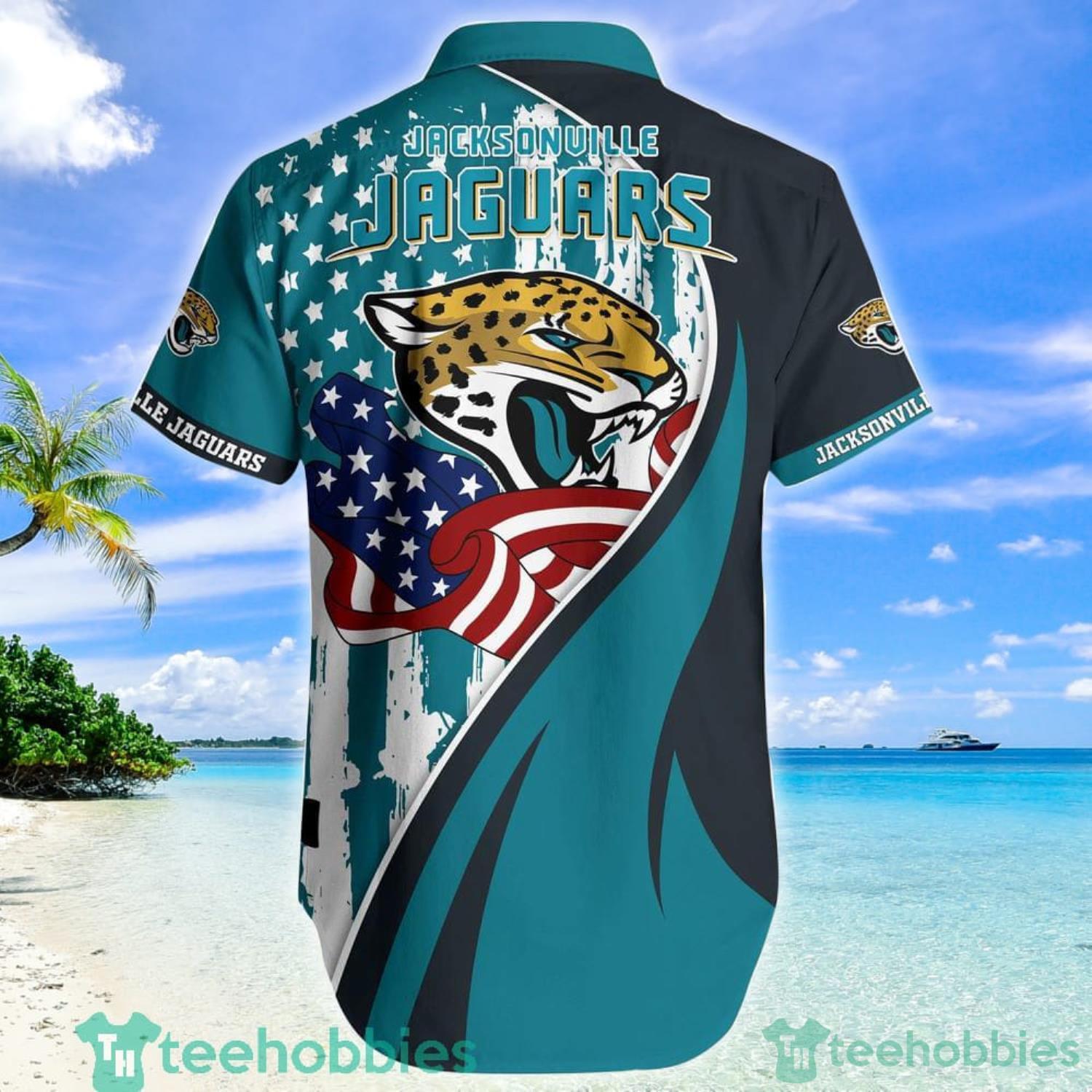 Personalized Jacksonville Jaguars NFL Hawaiian Shirt, beach shorts