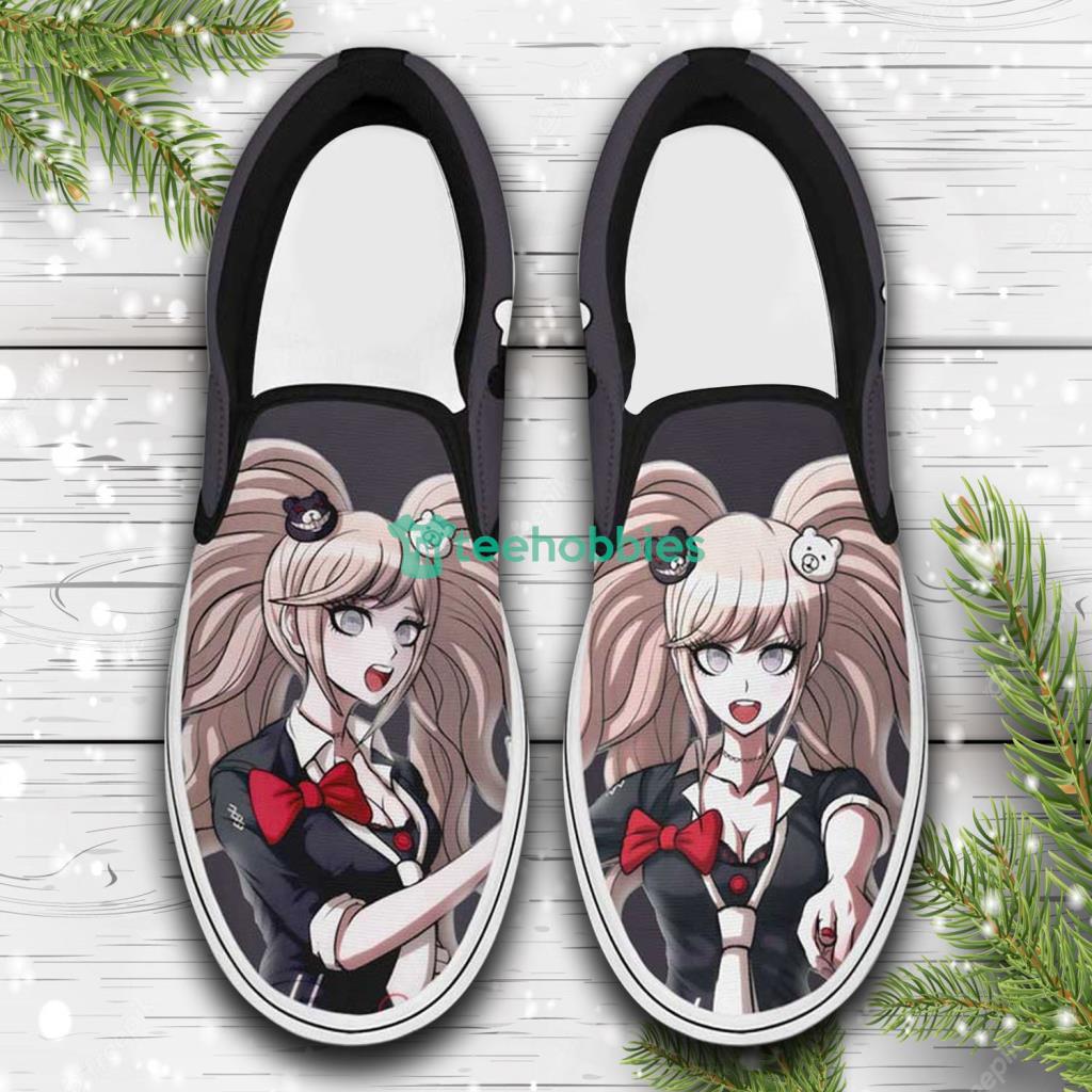 Junko Enoshima Custom Anime Danganronpa Slip On Sneakers Shoes