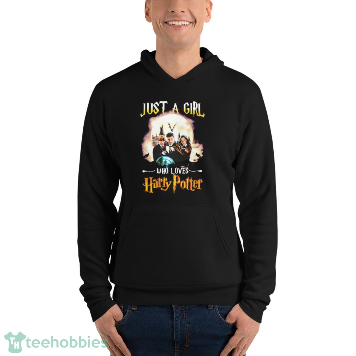 Just a girl who loves Harry Potter shirt image Just a girl who loves Harry Potter shirt - Unisex Fleece Pullover Hoodie