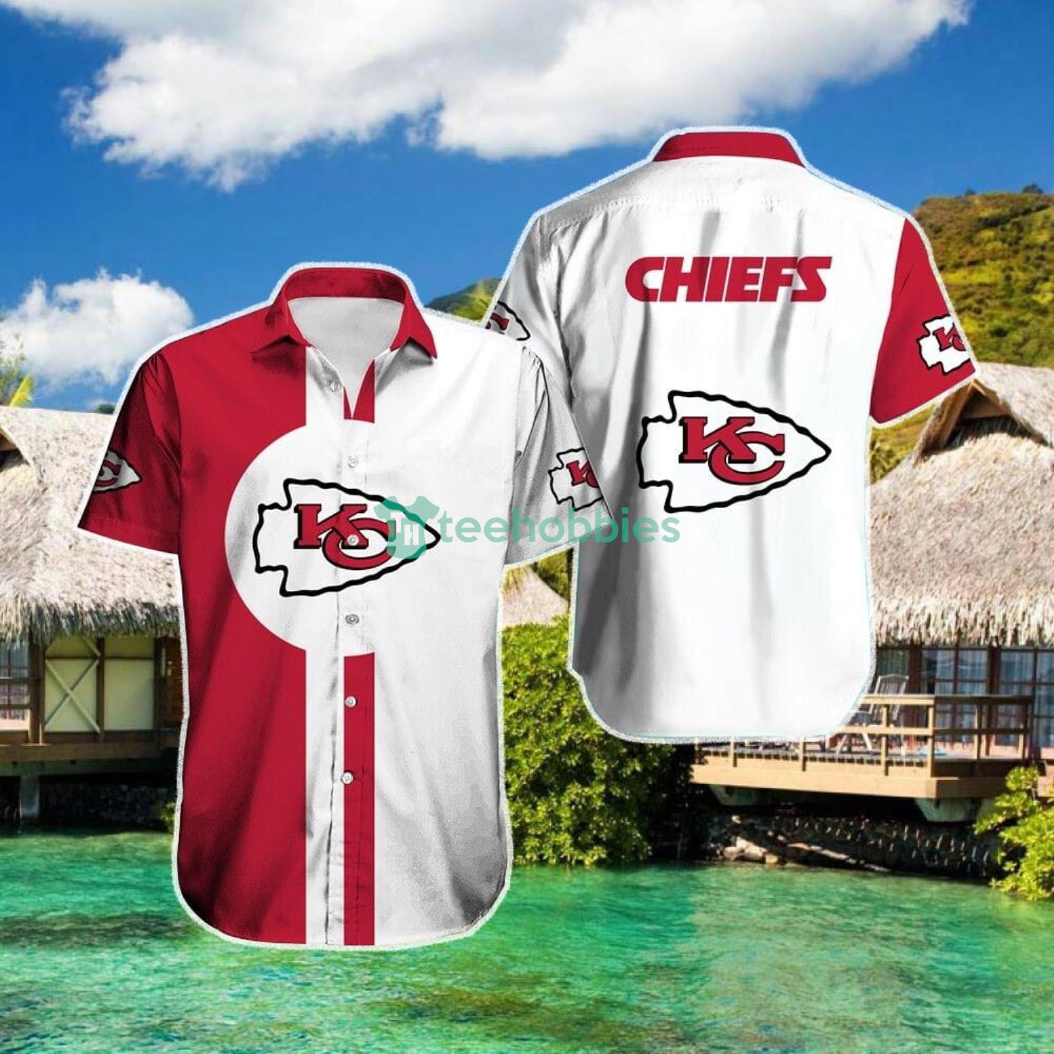 Kansas City Chiefs Logo Hawaiian Shirt For Men And Women Product Photo 1
