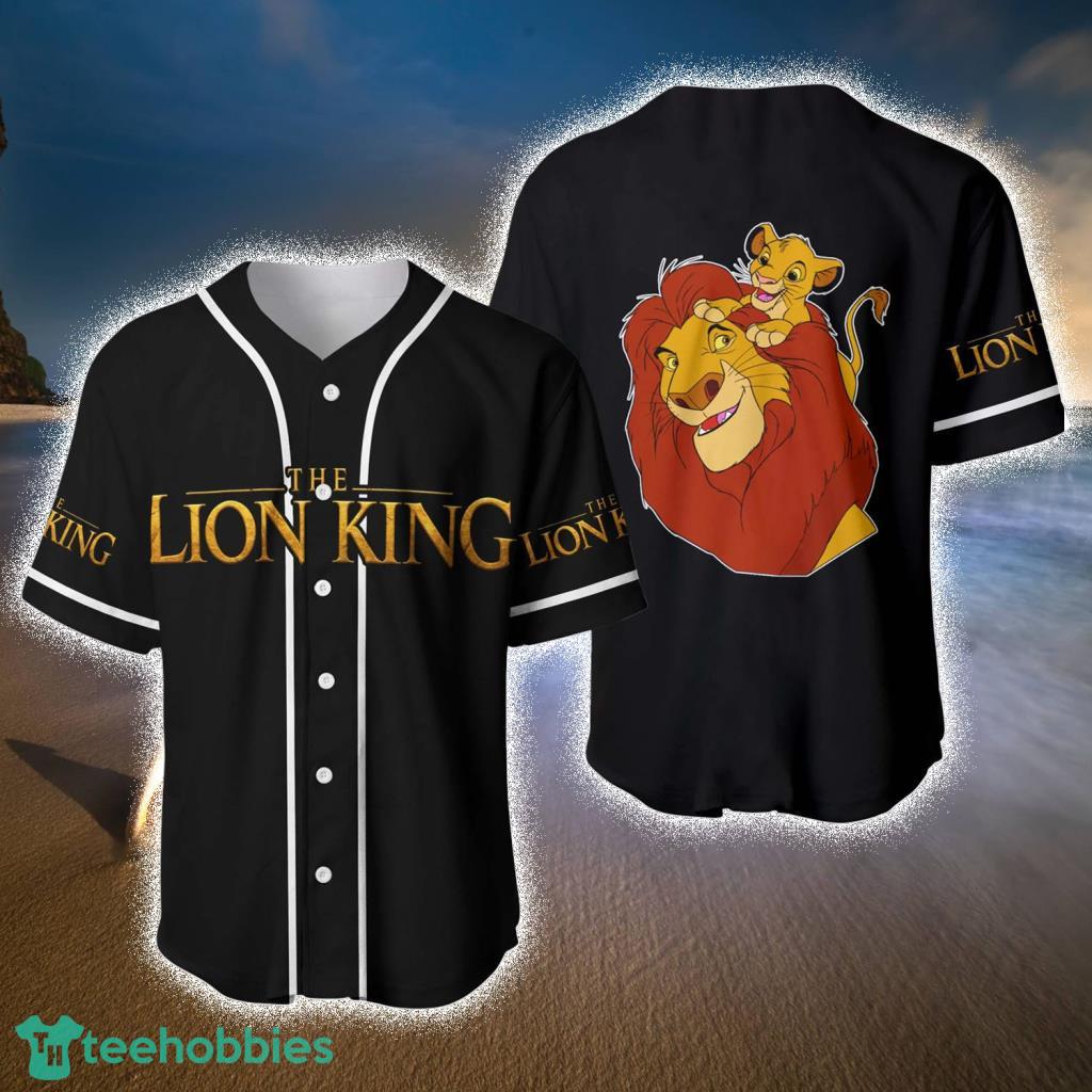 Lion King Black White Disney Custom Baseball Jerseys For Men And Women - Lion King Black White Disney Custom Baseball Jerseys For Men And Women