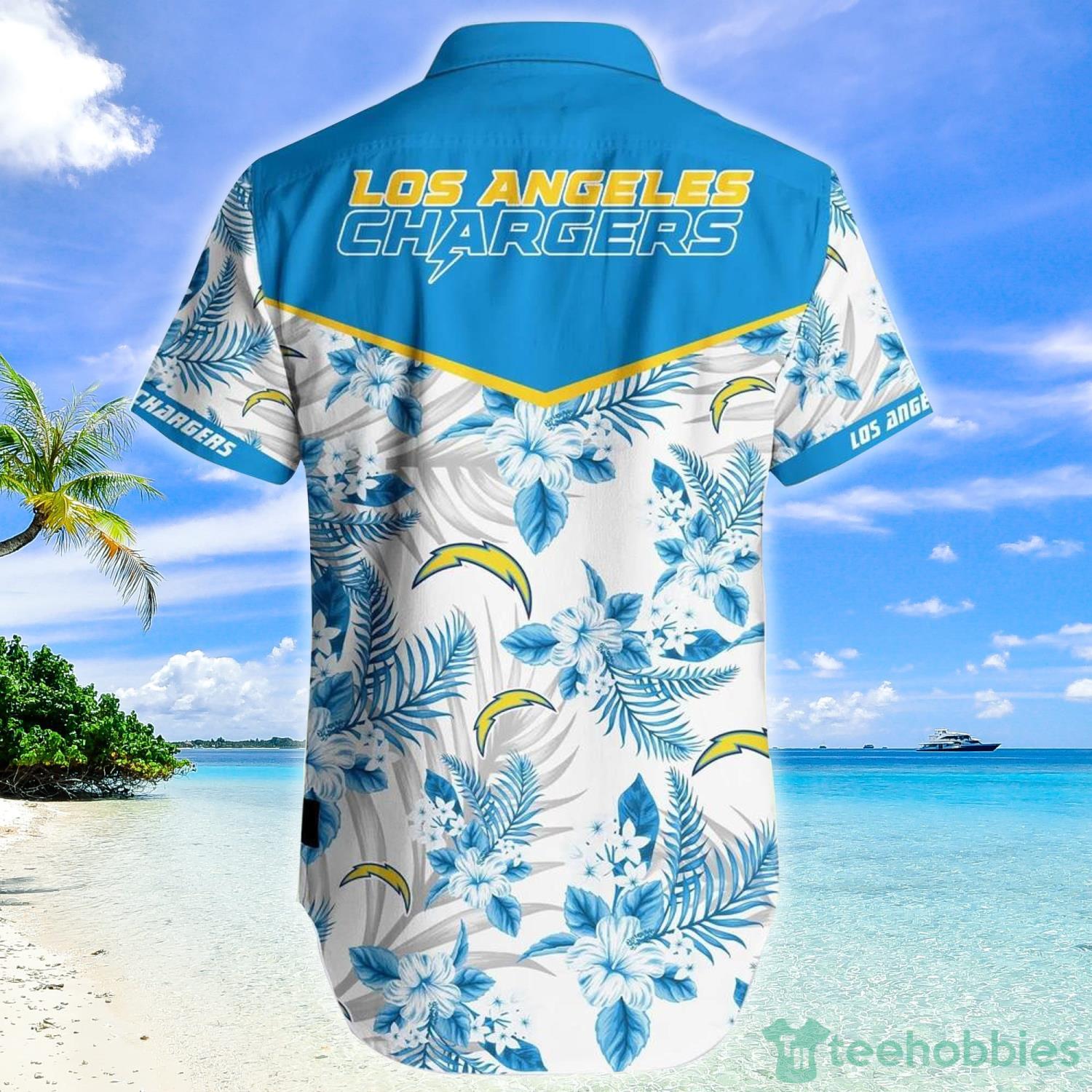 NEW Los Angeles Chargers NFL 3D All Over Printed Hawaiian Shirt, Short