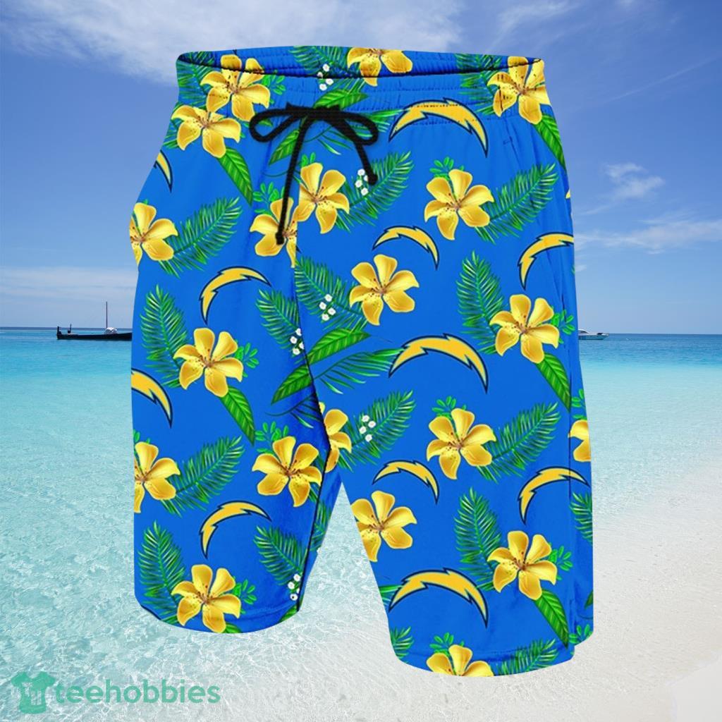 Los Angeles Chargers NFL Hawaiian Shorts - Los Angeles Chargers NFL Hawaiian Shorts Los Angeles Chargers NFL Hawaiian Shorts - Los Angeles Chargers NFL Hawaiian Shorts