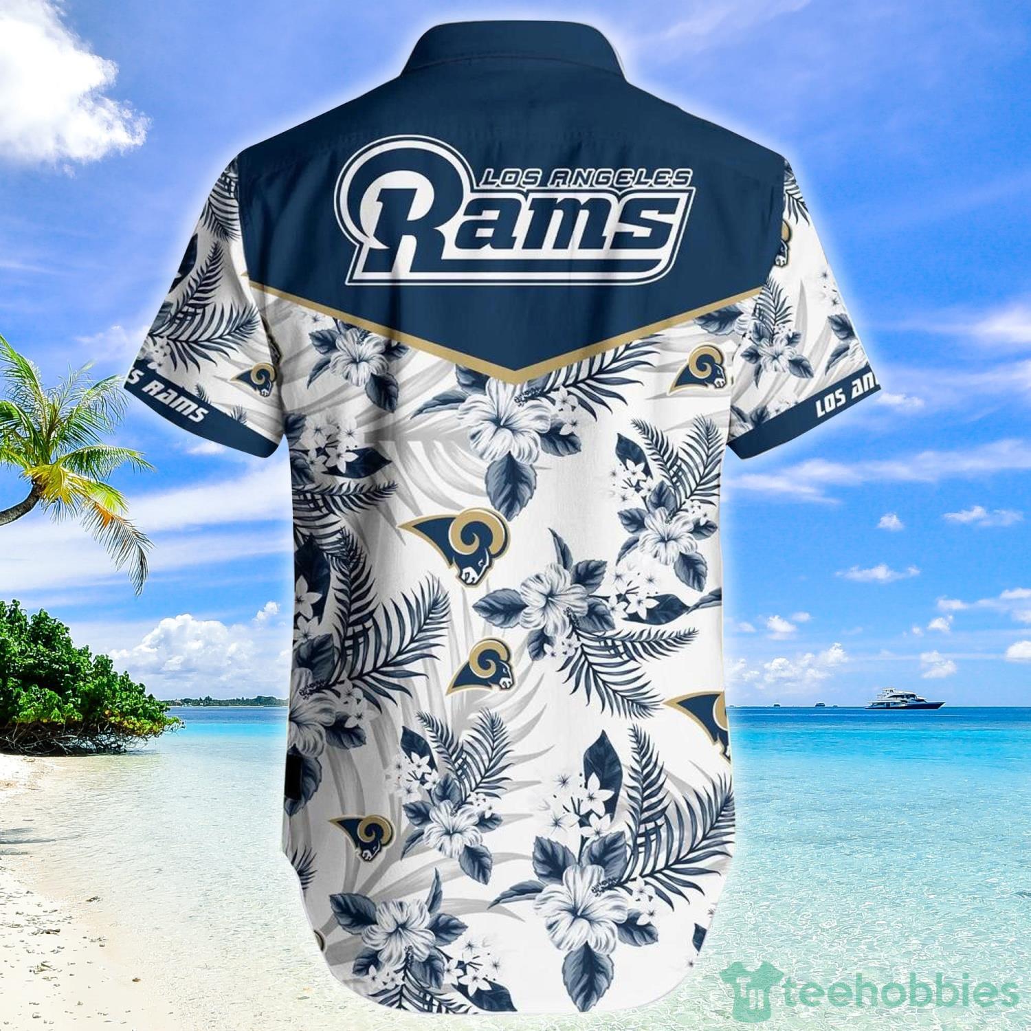 Los Angeles Rams NFL Style Summer Hawaiian Shirt - Masteez