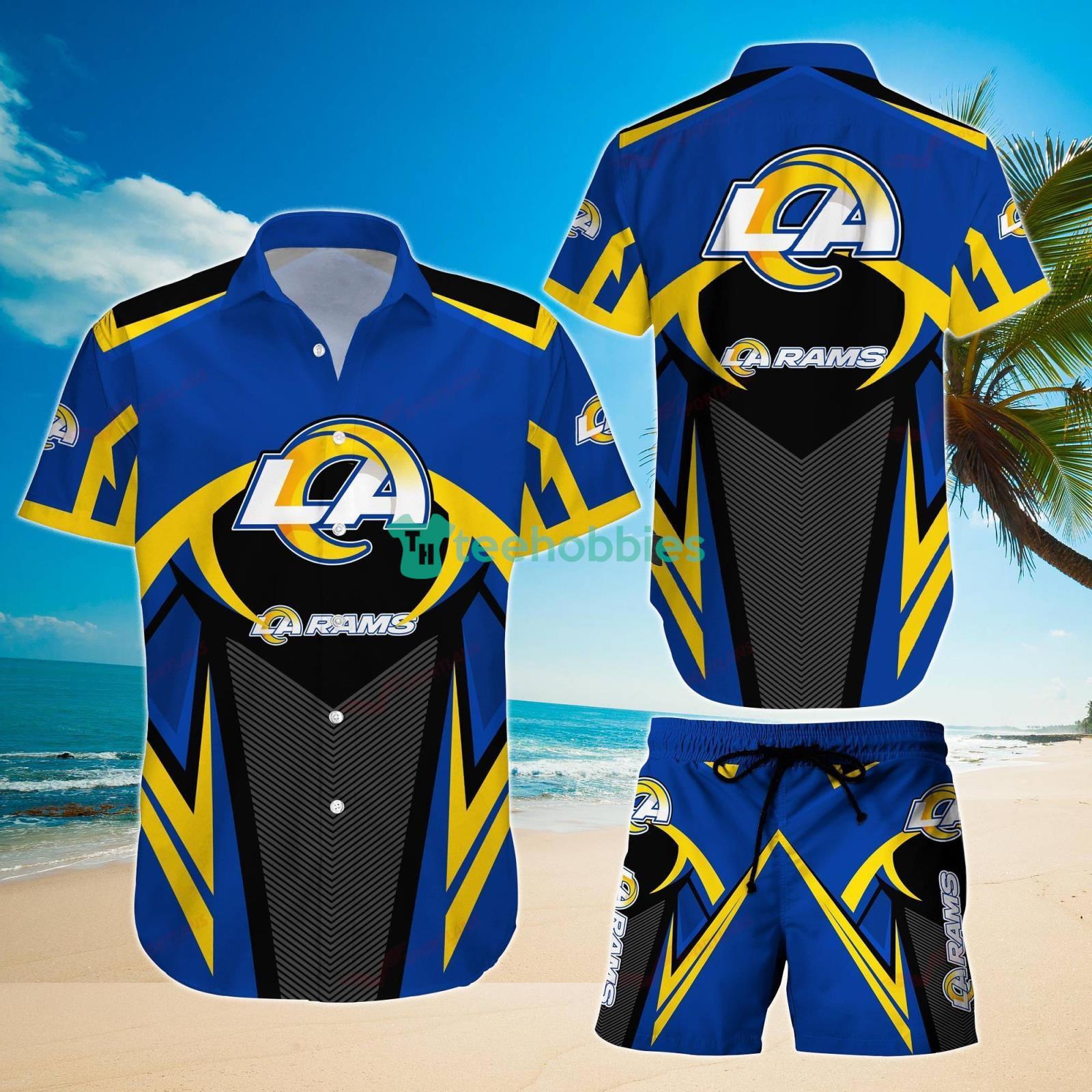 Men's Los Angeles Rams Summertime Aloha Shirts in 2023