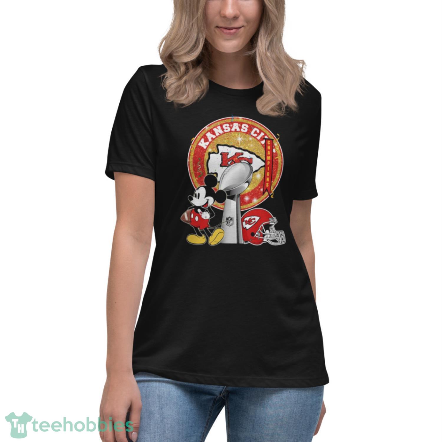 Mickey Mouse Nfl Kansas City Chiefs Logo 2023 Cute Chiefs Shirts