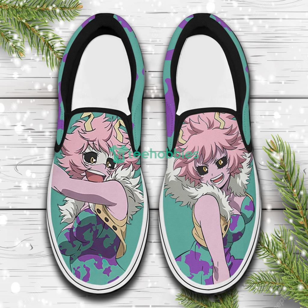 Mina Ashido My Hero Academia Custom Anime Slip On Sneakers Shoes