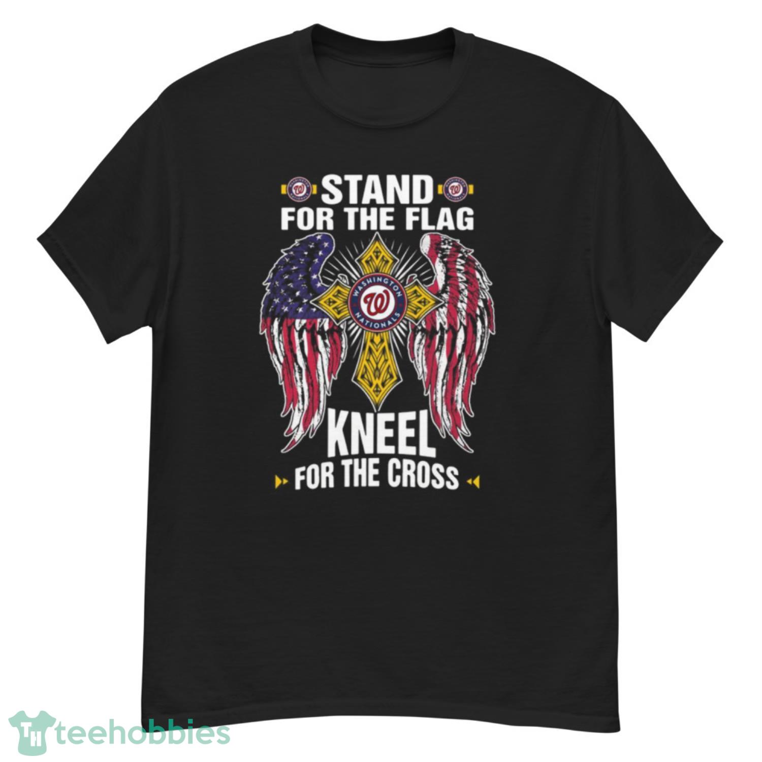 MLB Baseball Washington Nationals Stand For Flag Kneel For The Cross Shirt T Shirt - G500 Men’s Classic T-Shirt MLB Baseball Washington Nationals Stand For Flag Kneel For The Cross Shirt T Shirt - G500 Men’s Classic T-Shirt