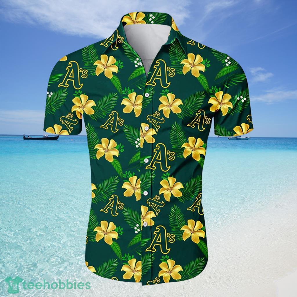Milwaukee Brewers MLB Flower Full Print 3D Hawaiian Shirt - Limotees