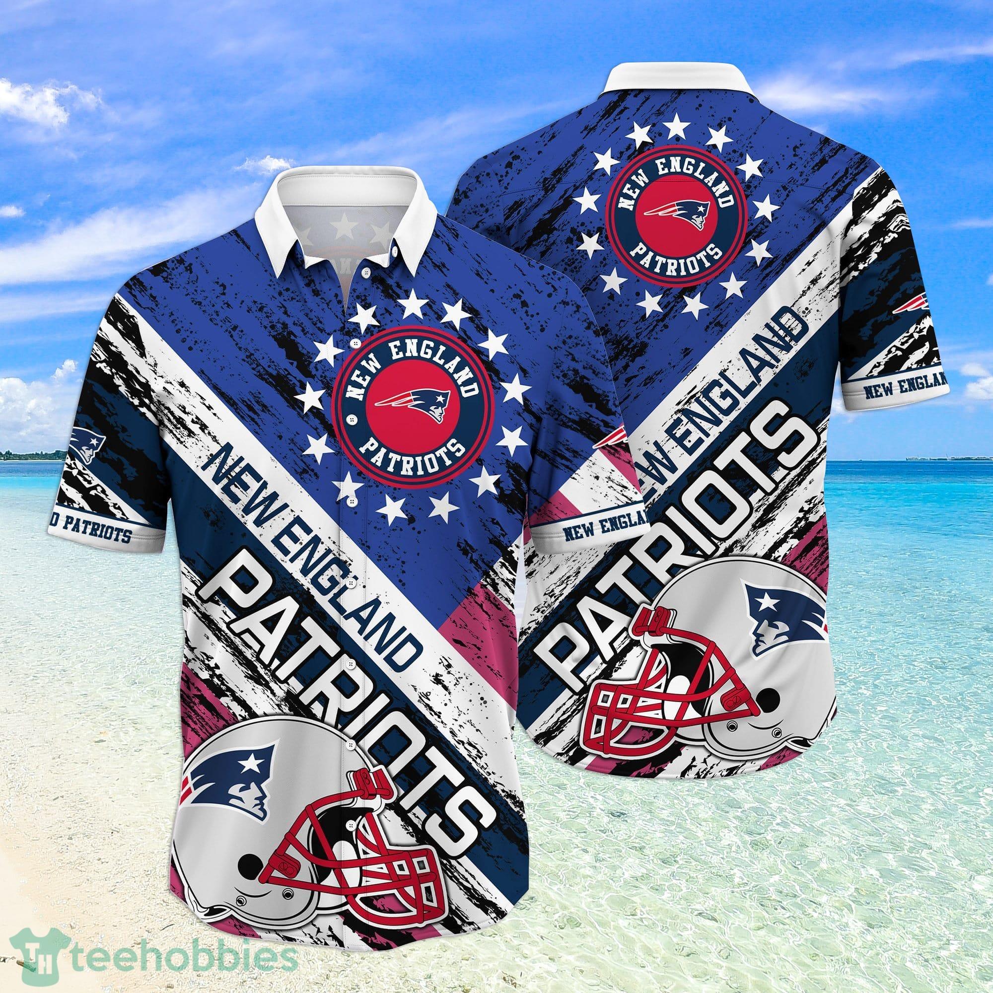 New England Patriots NFL Custom Name Hawaiian Shirt For Men Women Best Gift  For Fans - Freedomdesign