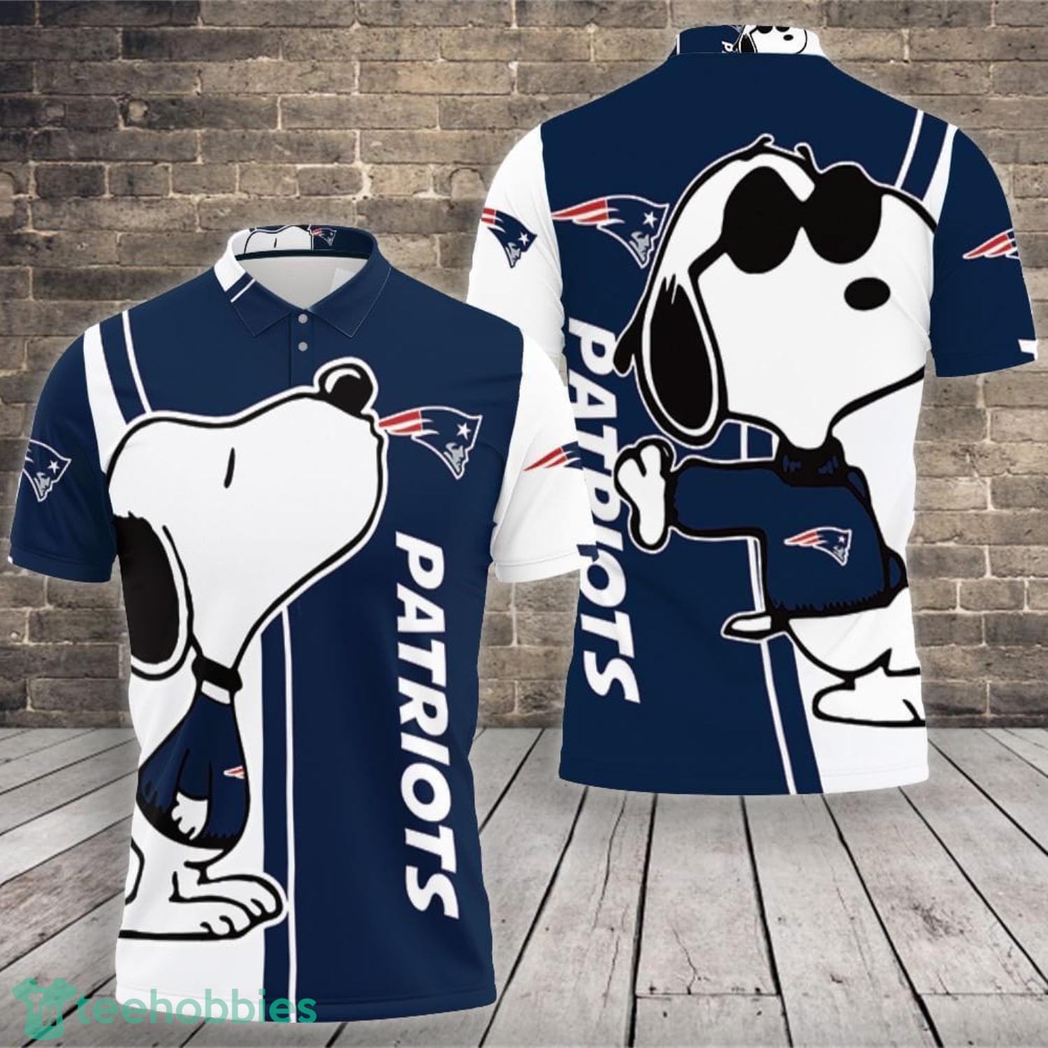 New England Patriots Snoopy Lover Polo Shirt For Sport Fans Product Photo 1 New England Patriots Snoopy Lover Polo Shirt For Sport Fans Product Photo 1