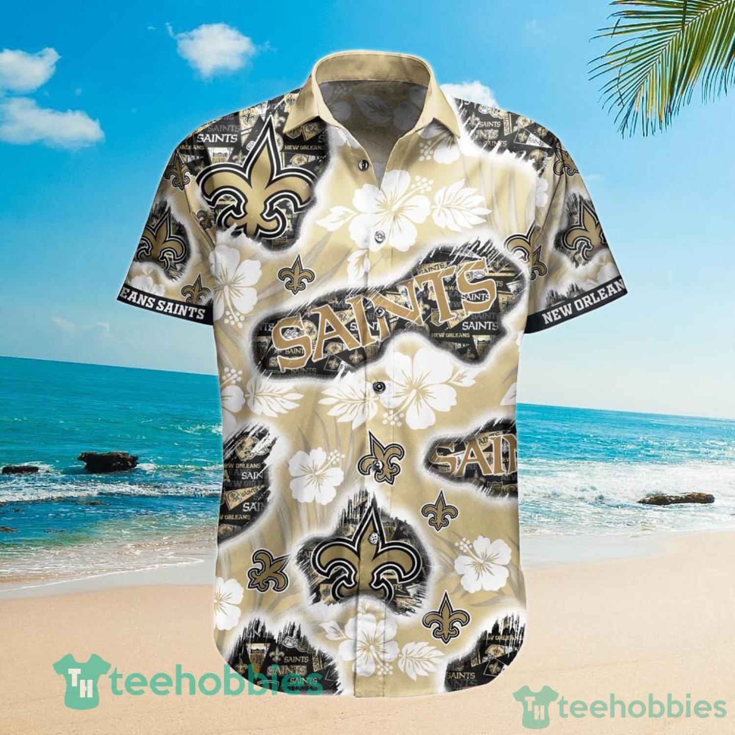 New Orleans Saints NFL Hawaiian shirt Custom Name Summer Gift