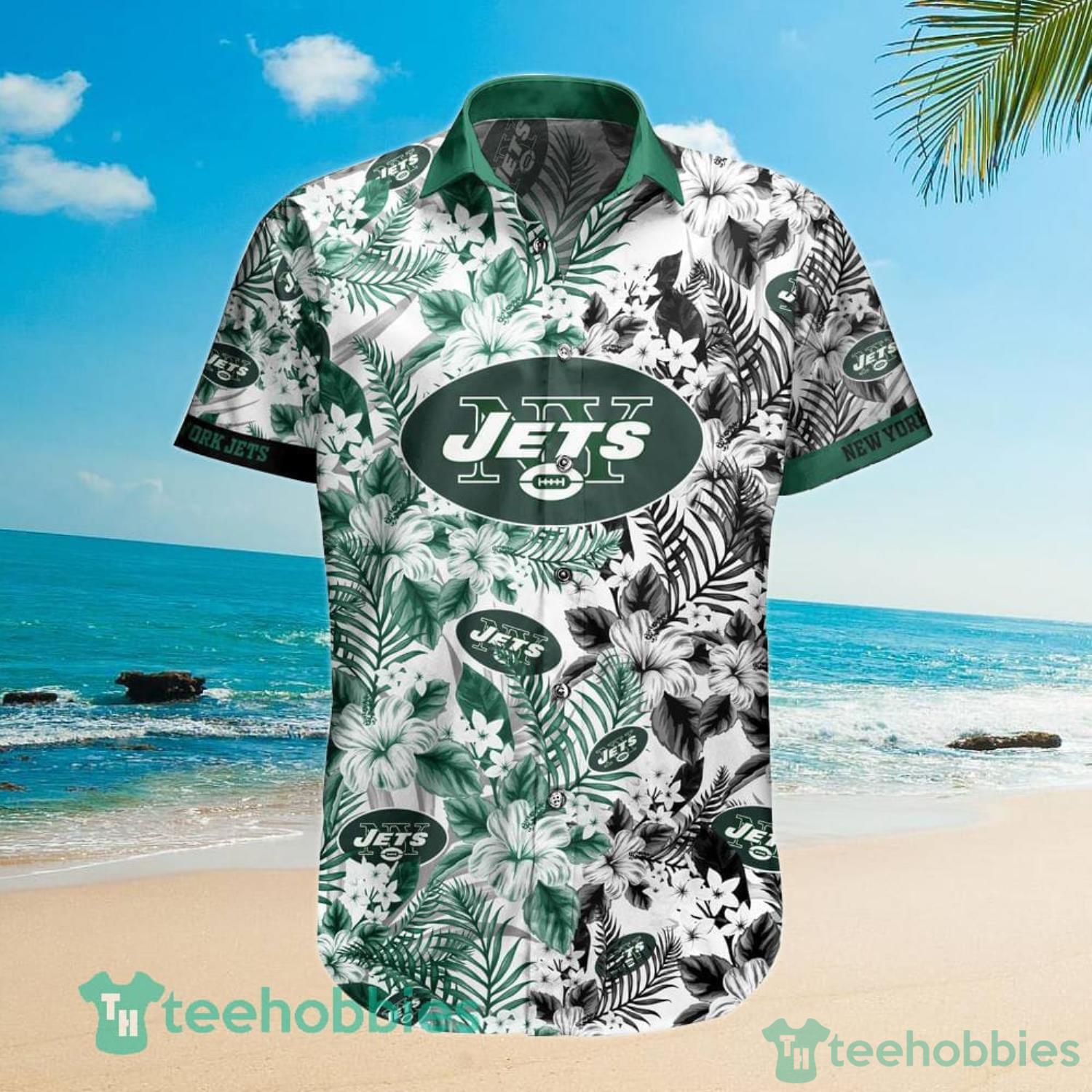 Personalized New York Jets NFL Hawaiian Shirt, beach shorts