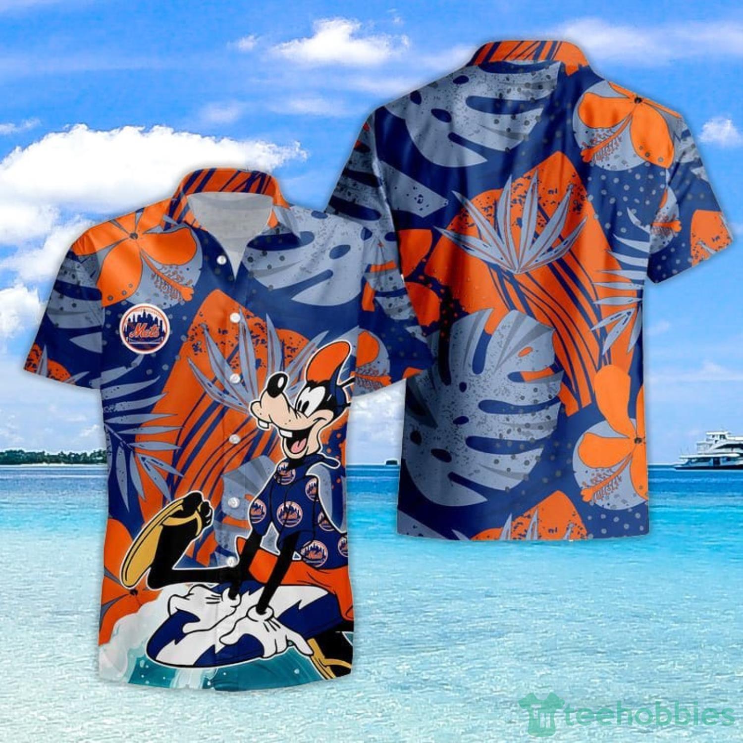 New York Mets Goofy Limited Edition Hawaiian Shirt And Shorts For Fans image New York Mets Goofy Limited Edition Hawaiian Shirt And Shorts For Fans Product Photo 3
