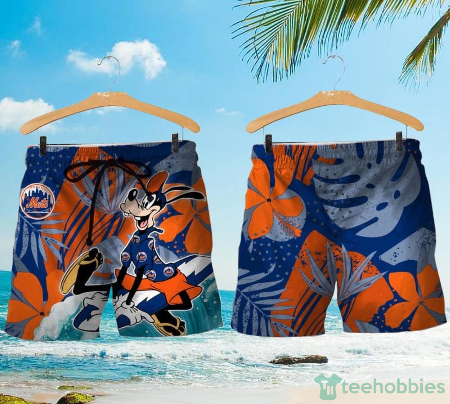 New York Mets Goofy Limited Edition Hawaiian Shirt And Shorts For Fans Product Photo 4 New York Mets Goofy Limited Edition Hawaiian Shirt And Shorts For Fans Product Photo 4