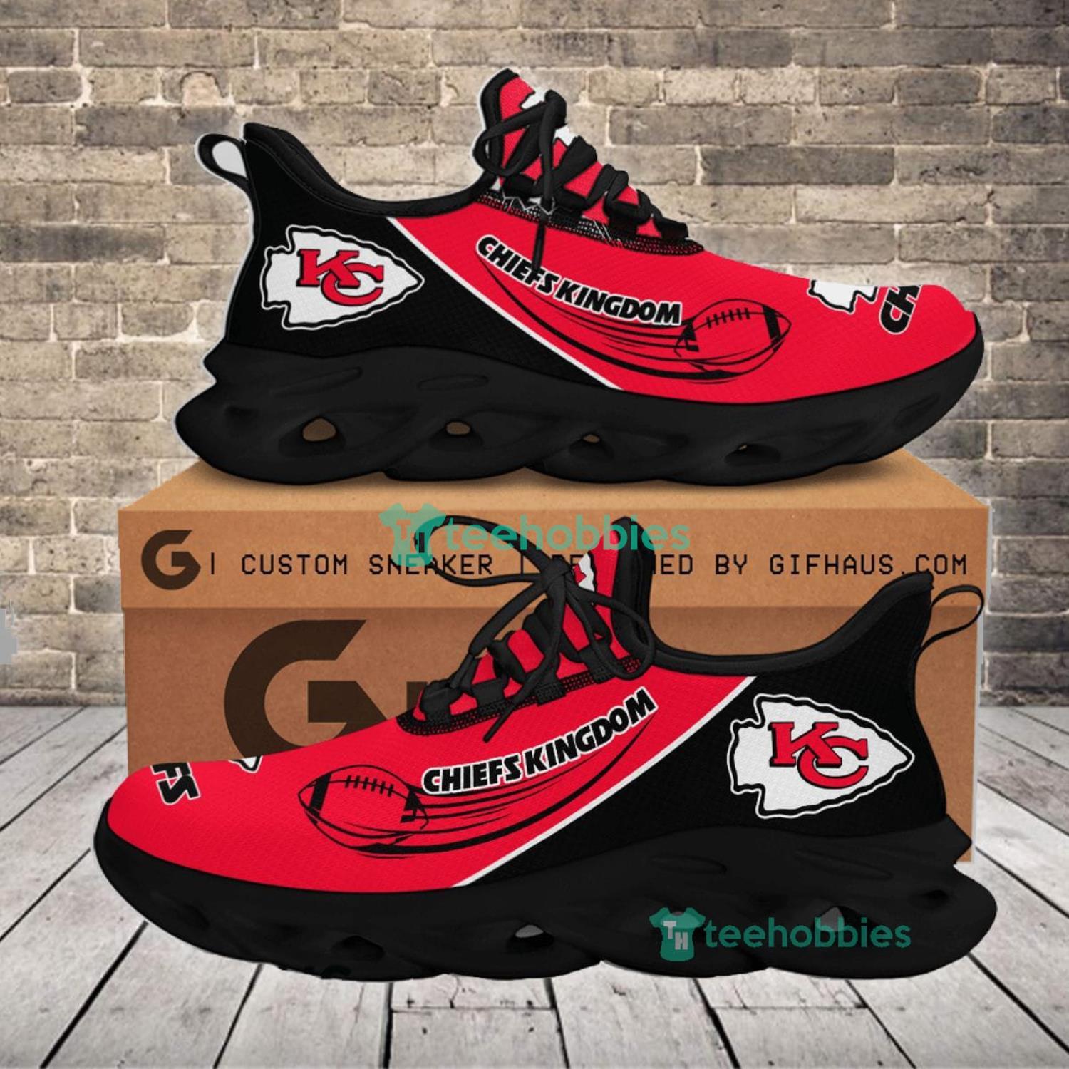 NFL Kansas City Chiefs KC Kingdom Max Soul Shoes For Fans Product Photo 1