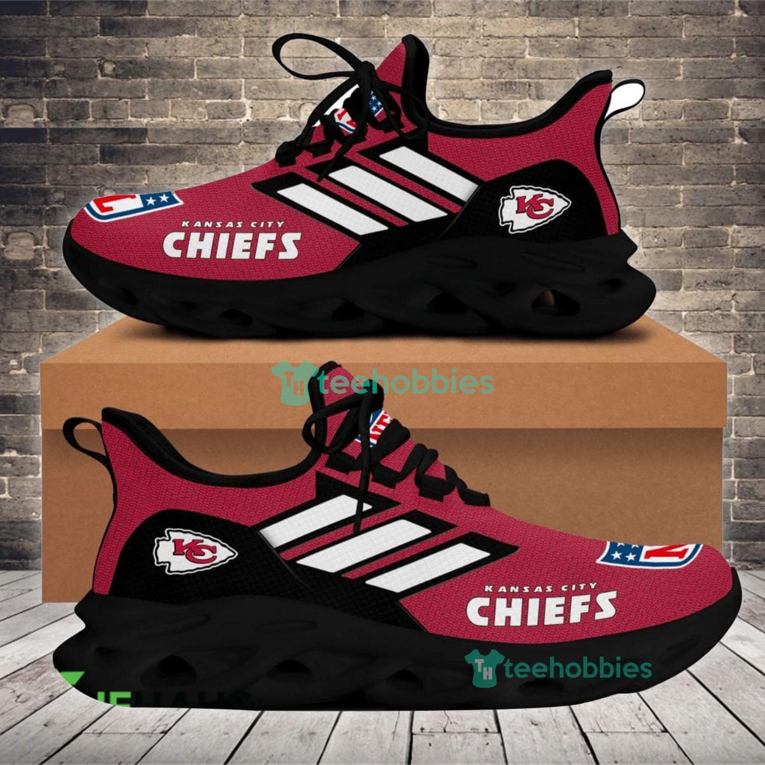 NFL Kansas City Chiefs White Striped Max Soul Shoes Sneakers Product Photo 1