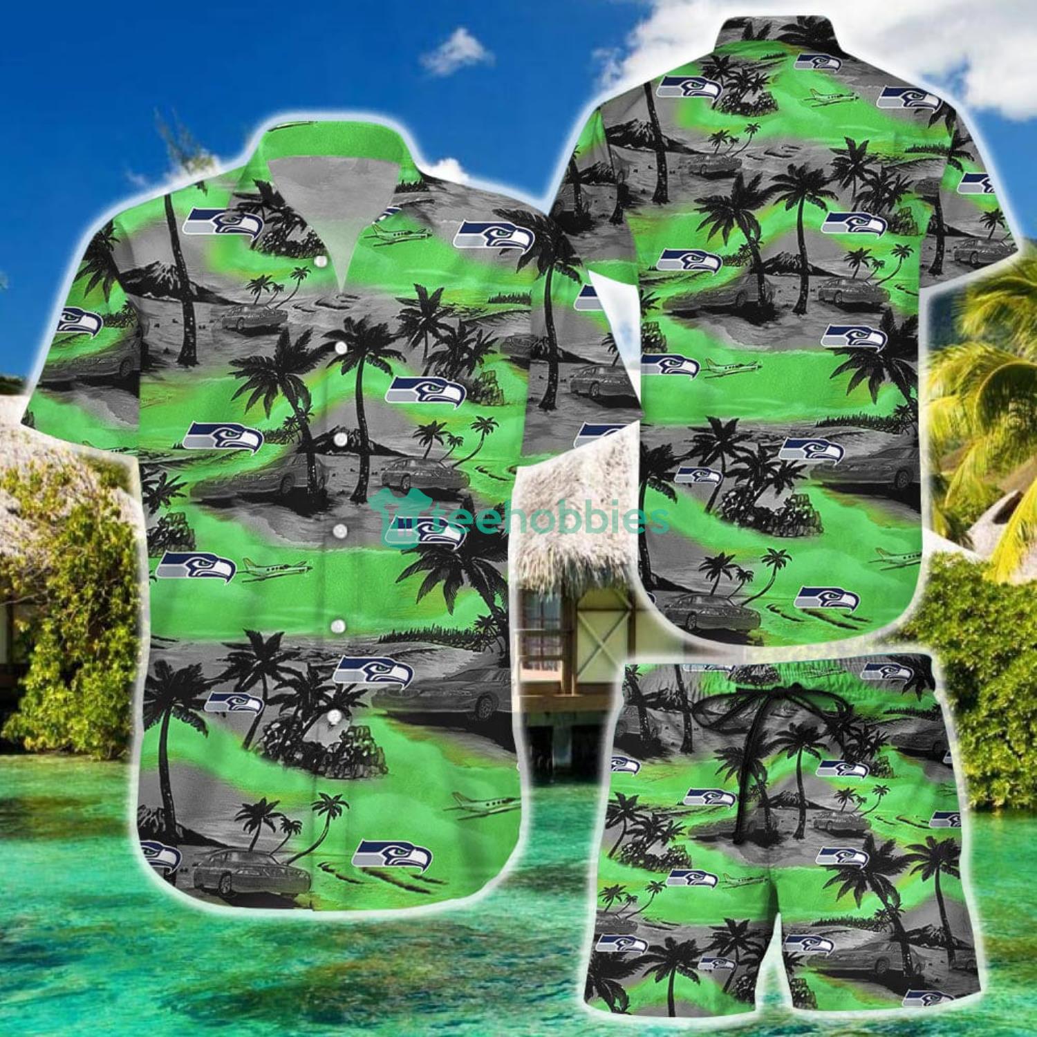 Seattle Seahawks Baby Yoda Hawaii Summer Hawaiian Shirt Summer