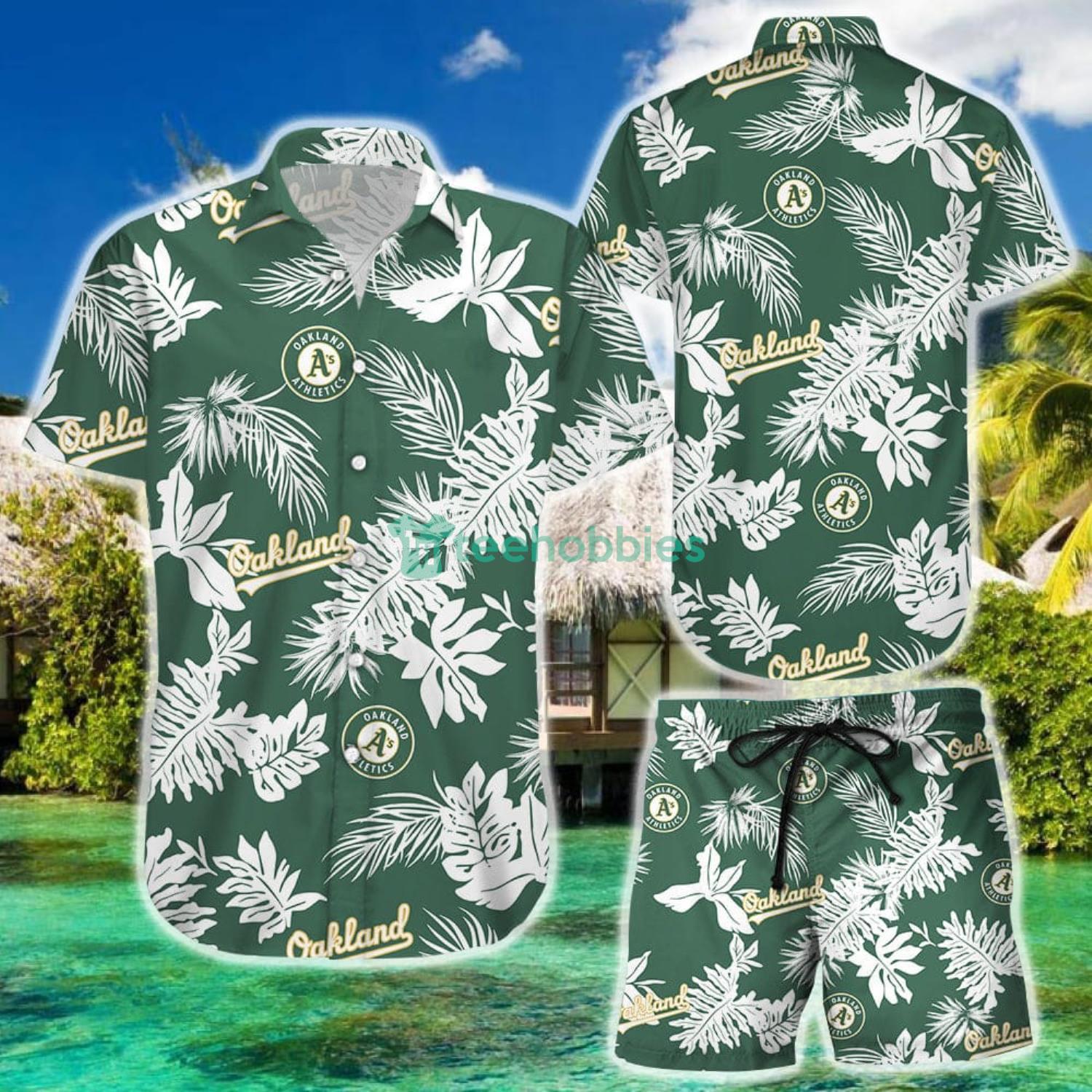 Oakland Athletics Hawaii Tropical Hawaiian Shirt And Shorts