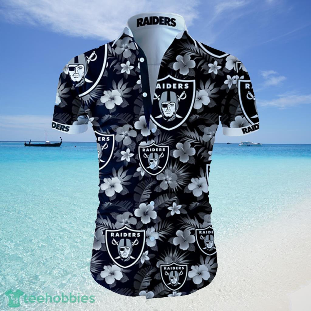 Retro NFL Las Vegas Raiders Funny Hawaiian Shirt Beach Gift For Him -  Limotees