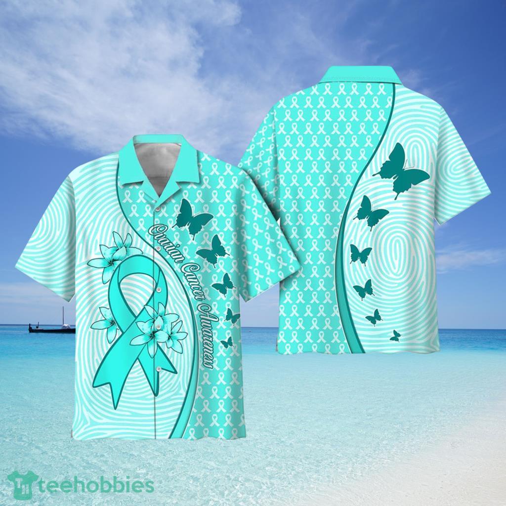 Ovarian Cancer Awareness Unique Pattern Hawaii Shirt - Ovarian Cancer Awareness Unique Pattern Hawaii Shirt