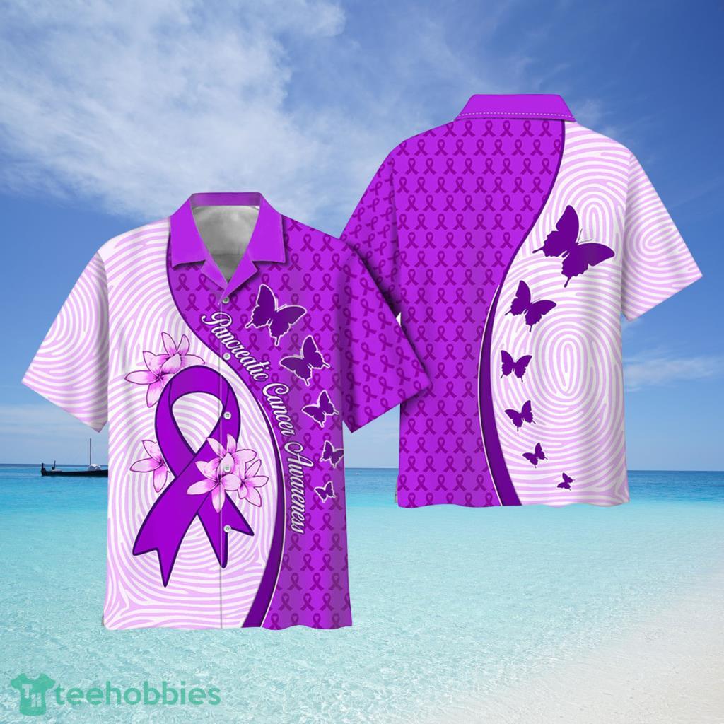 Pancreatic Cancer Awareness Unique Pattern Hawaii Shirt - Pancreatic Cancer Awareness Unique Pattern Hawaii Shirt