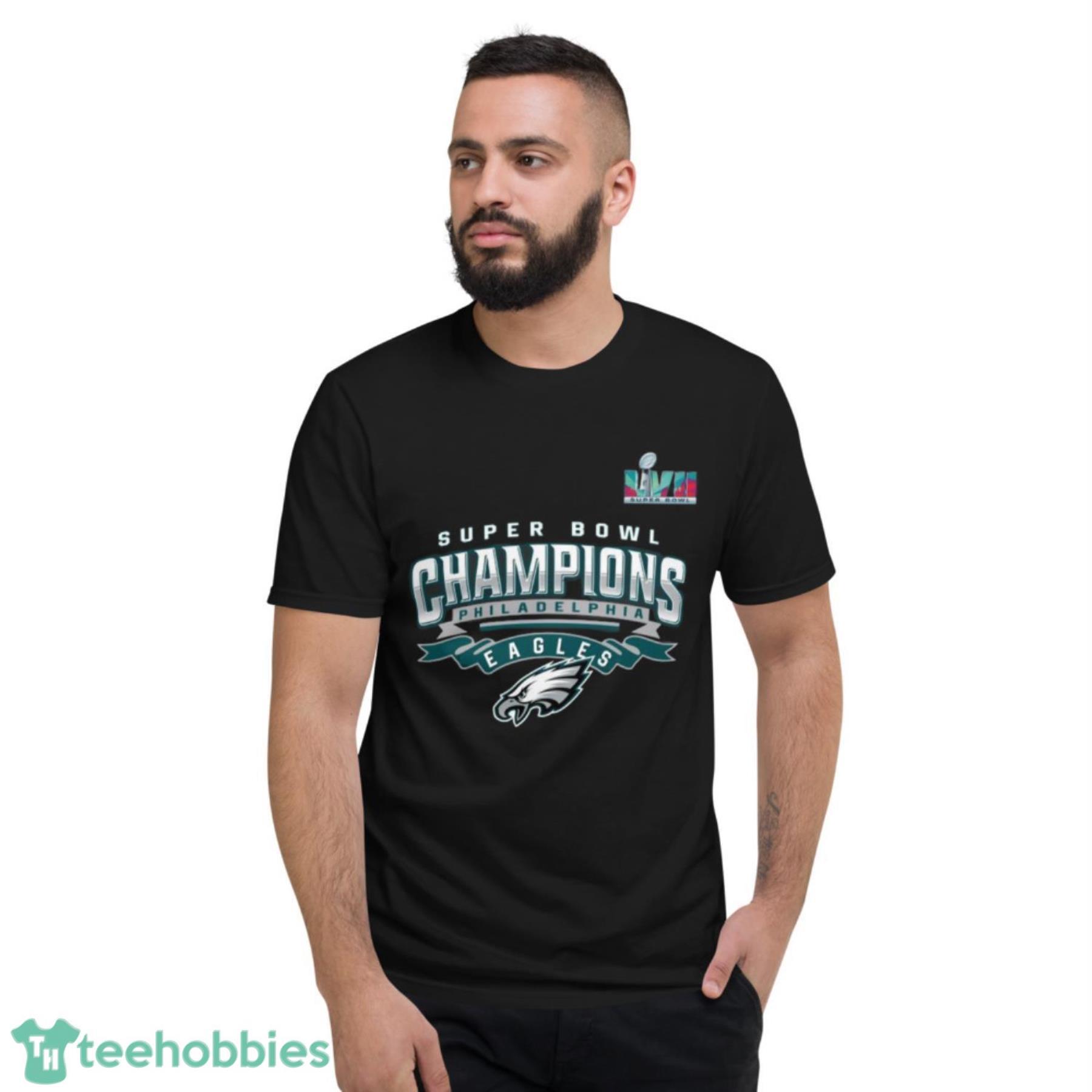 Philadelphia Eagles Lvii Super Bowl 2023 T-Shirt - Short Sleeve T-Shirt Philadelphia Eagles Lvii Super Bowl 2023 T-Shirt - Short Sleeve T-Shirt