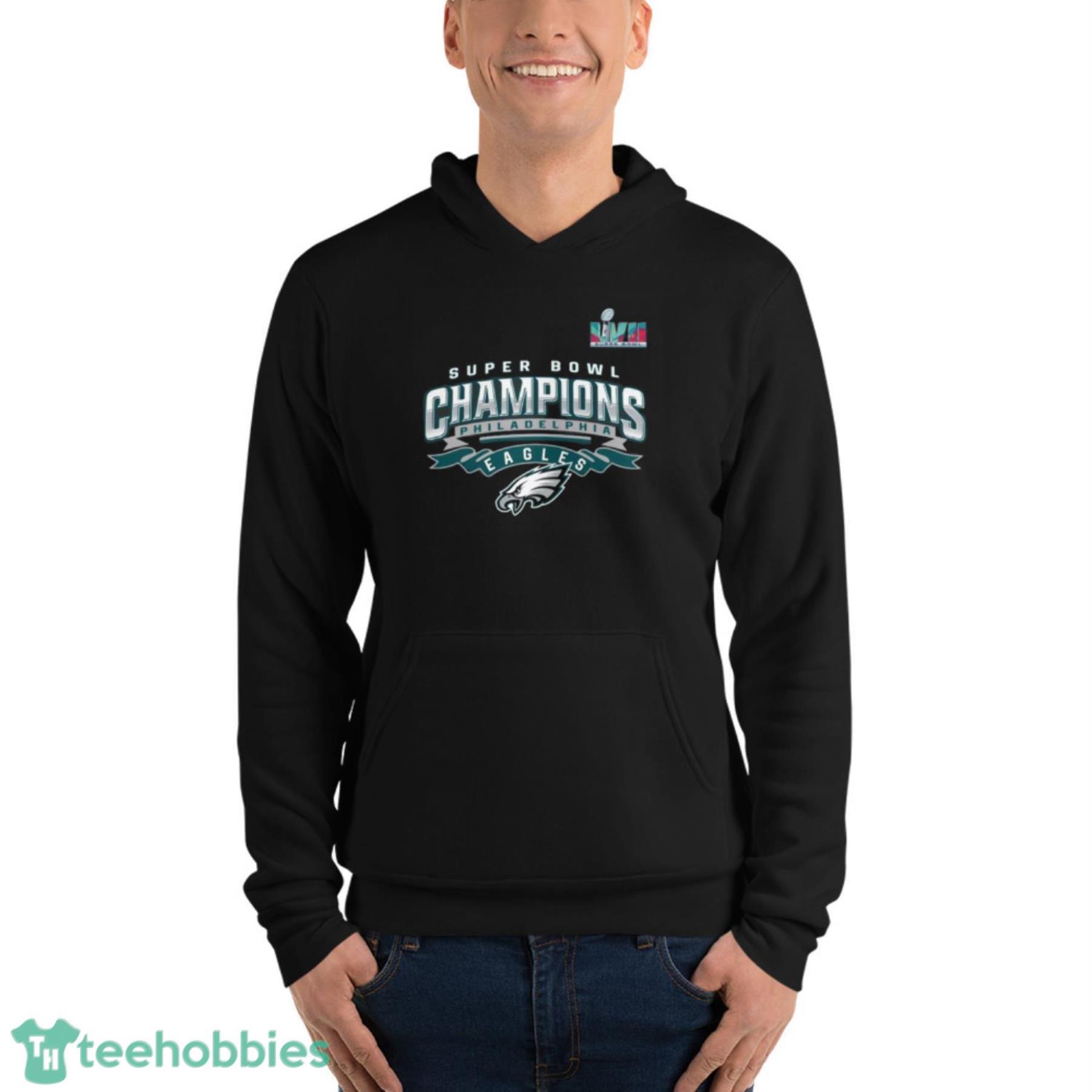 Philadelphia Eagles Lvii Super Bowl 2023 T-Shirt - Unisex Fleece Pullover Hoodie Philadelphia Eagles Lvii Super Bowl 2023 T-Shirt - Unisex Fleece Pullover Hoodie