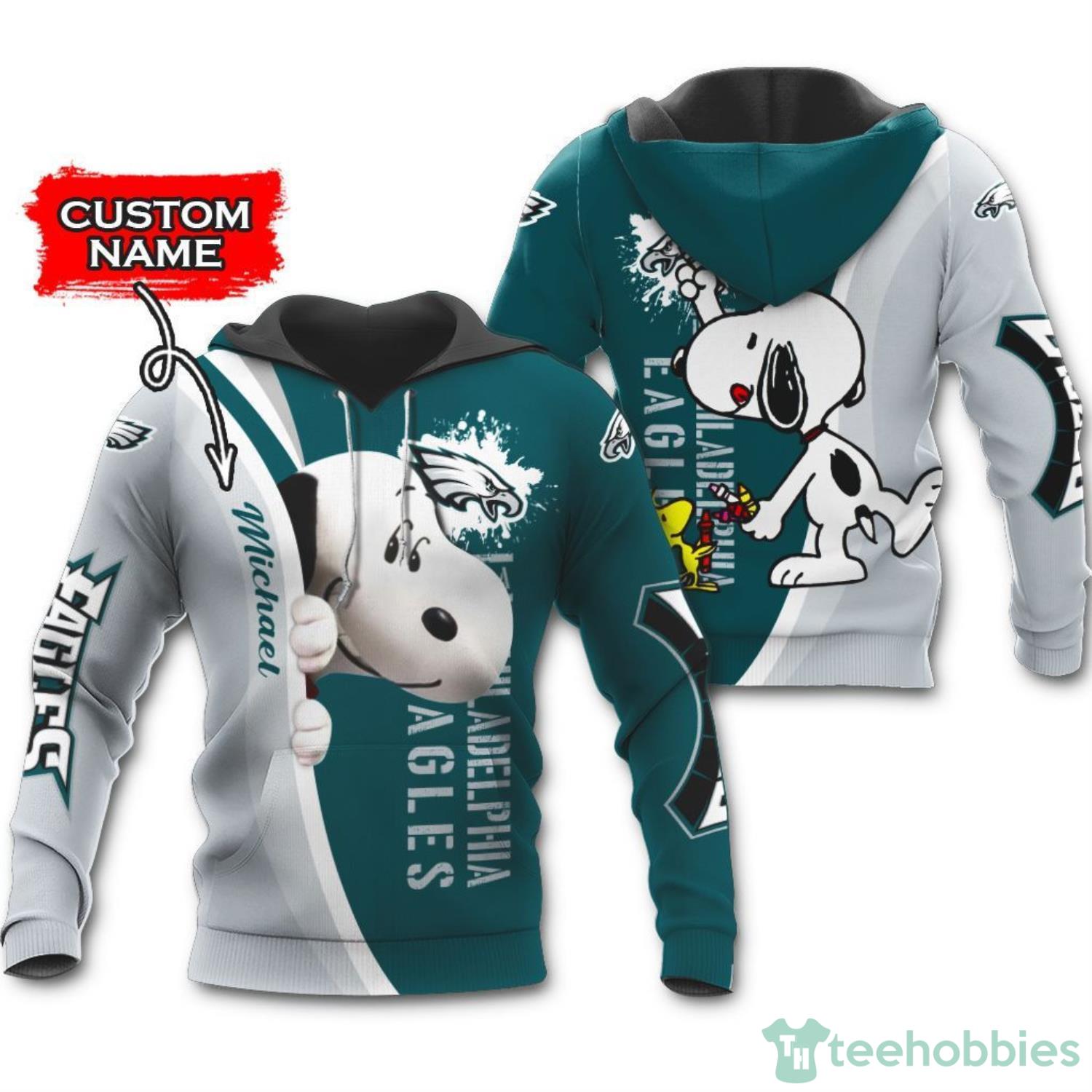 Philadelphia Eagles Custom Name 3d hoodie – Saleoff 05032013 in 2023