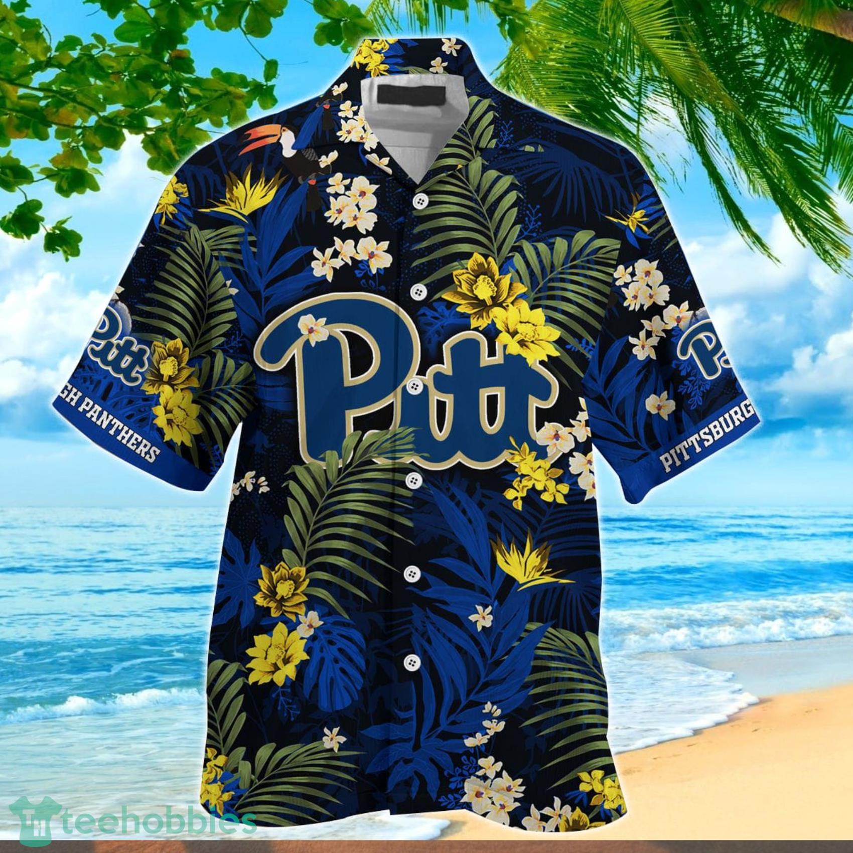 Pittsburgh Panthers If This Flag Offends You Tropical Patterns Hawaiian Shirt And Short Product Photo 2 Pittsburgh Panthers If This Flag Offends You Tropical Patterns Hawaiian Shirt And Short Product Photo 2