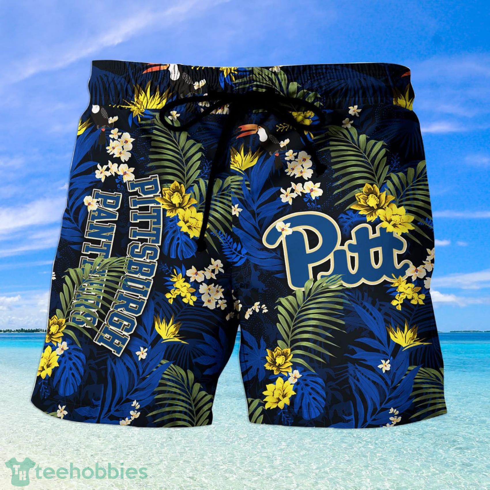Pittsburgh Panthers If This Flag Offends You Tropical Patterns Hawaiian Shirt And Short Product Photo 4 Pittsburgh Panthers If This Flag Offends You Tropical Patterns Hawaiian Shirt And Short Product Photo 4