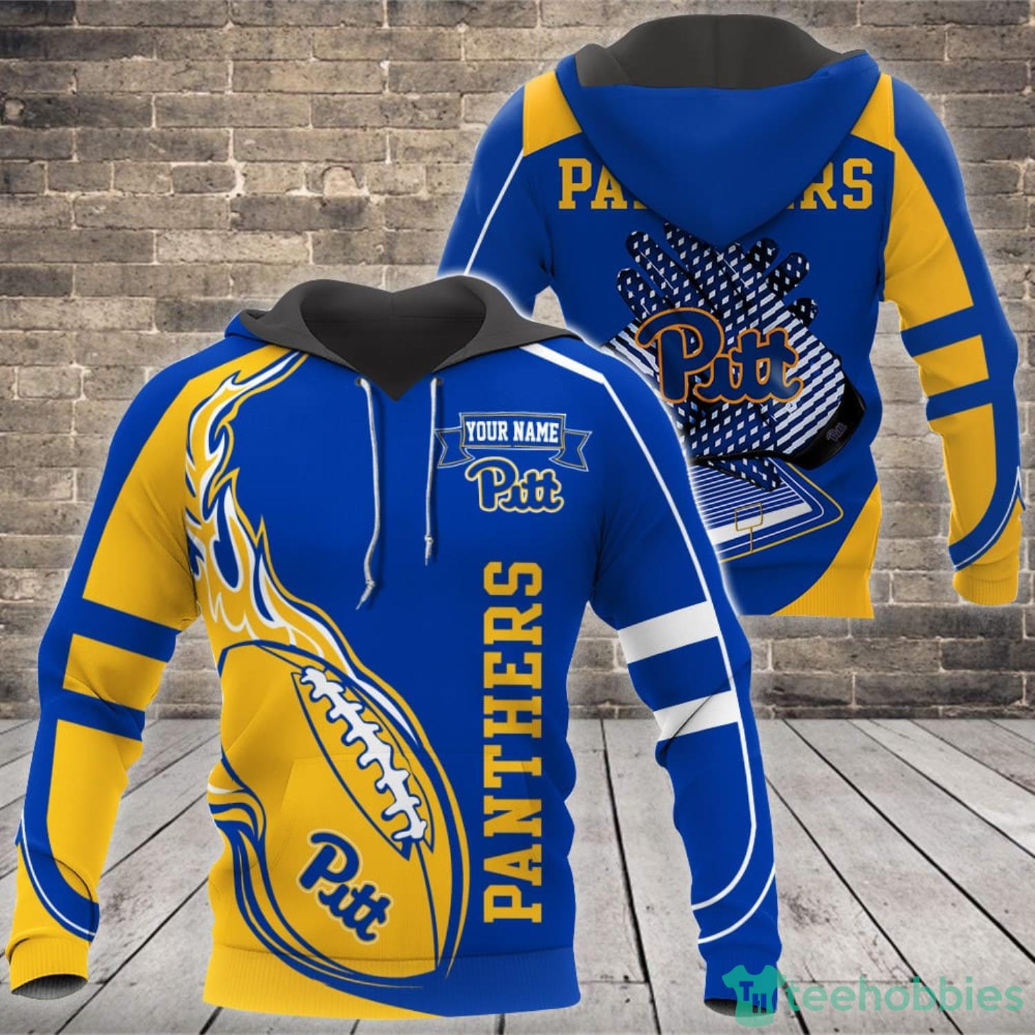 Pittsburgh Panthers NCAA Custom Name Hoodie Bomber