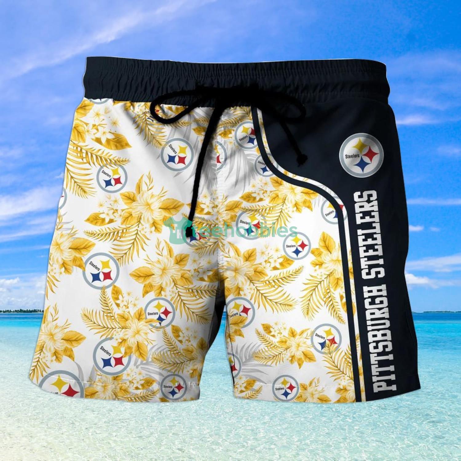 NFL Pittsburgh Steelers Hawaiian Shirt Football Casual Short