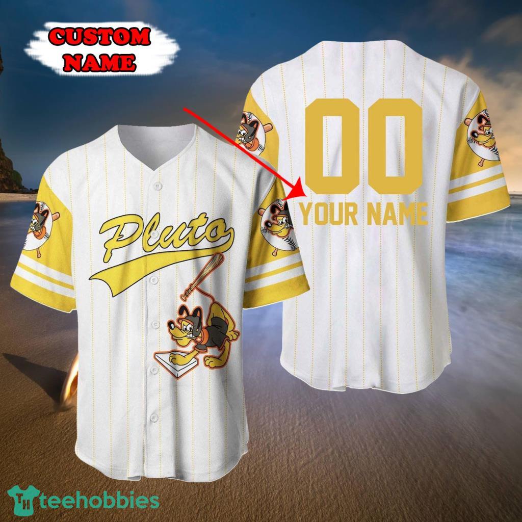 Pluto Dog Pattern Black Yellow Disney Custom Baseball Jerseys For Men And Women - Pluto Dog Pattern Black Yellow Disney Custom Baseball Jerseys For Men And Women Pluto Dog Pattern Black Yellow Disney Custom Baseball Jerseys For Men And Women - Pluto Dog Pattern Black Yellow Disney Custom Baseball Jerseys For Men And Women