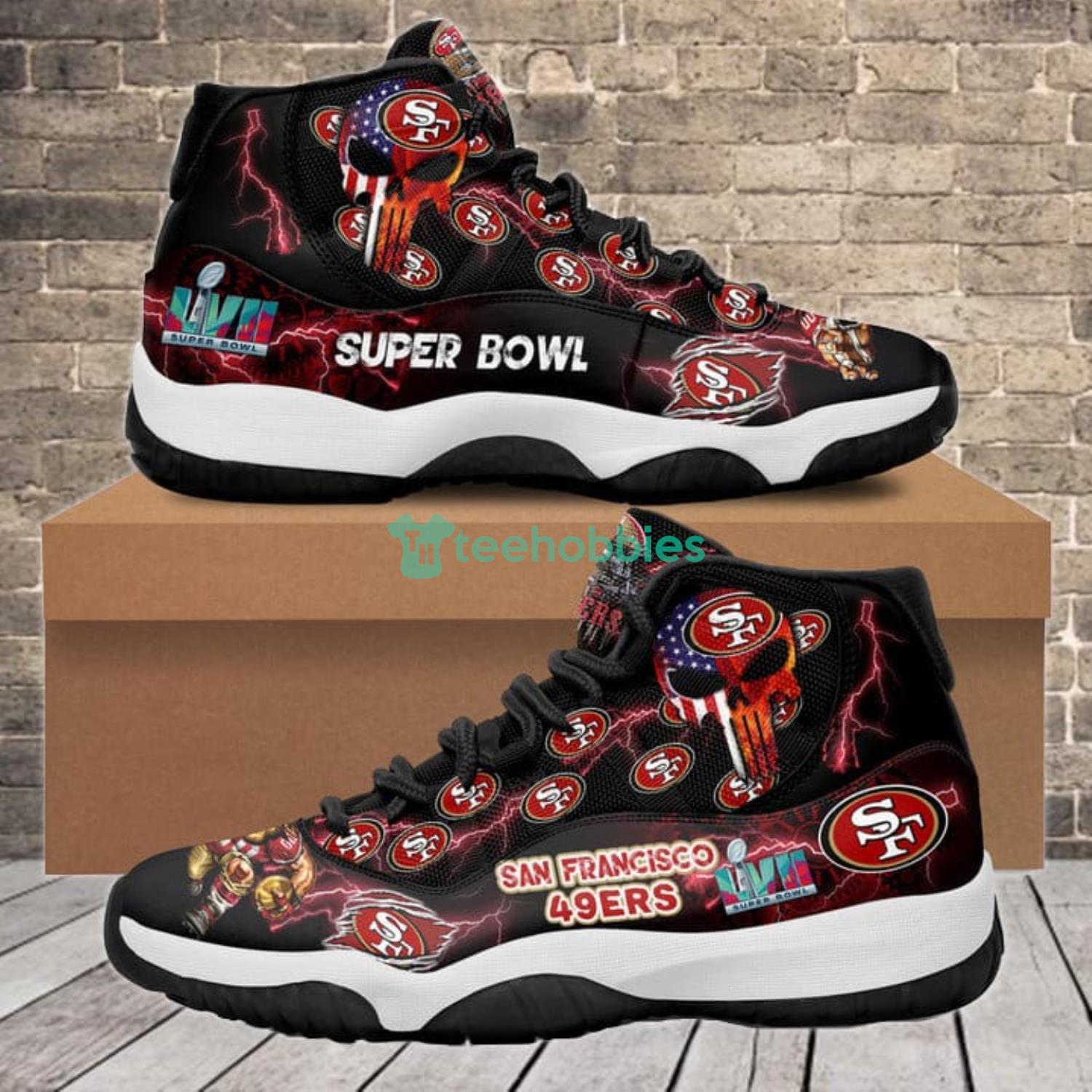 San Francisco 49ers Nation Team Impressive Design Air Jordan 11 Shoes