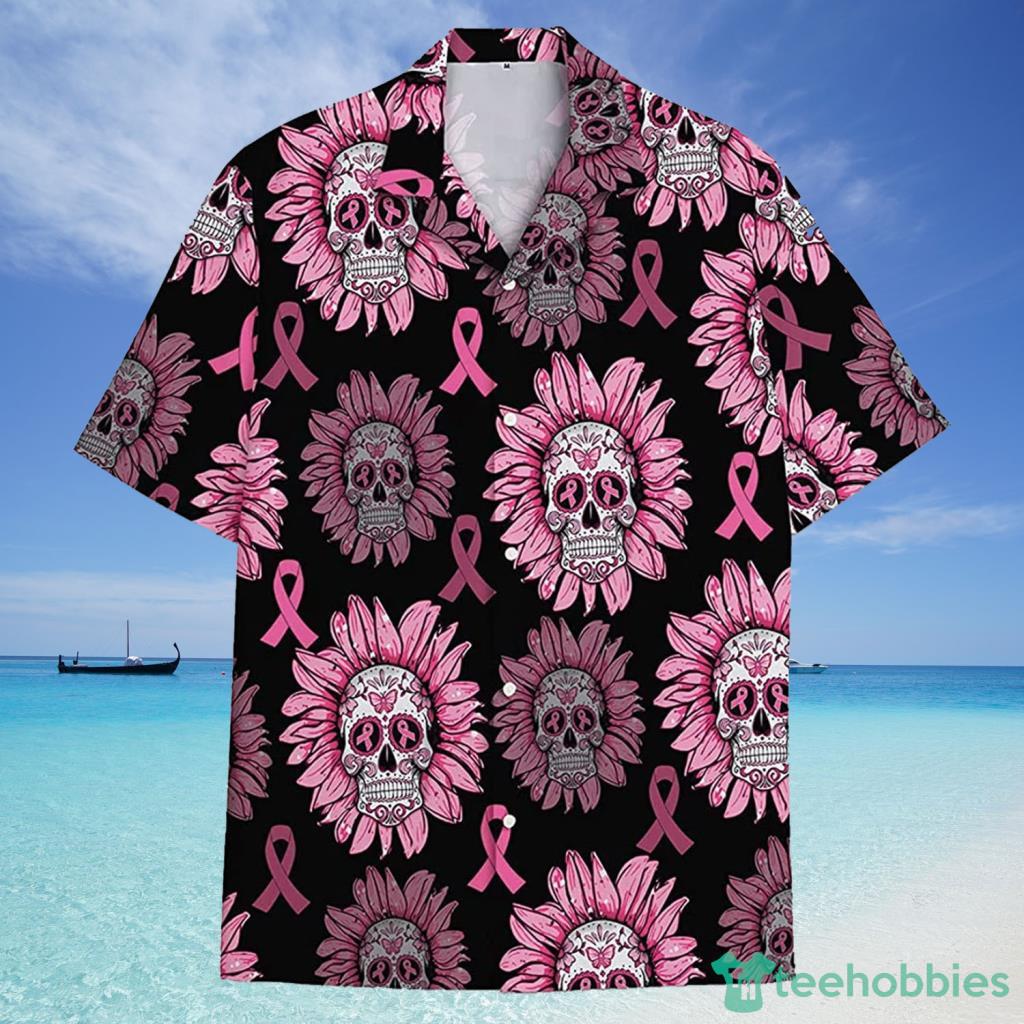 Skull Breast Cancer Funny Beach Shirts Avic Hawaiian Shirt For Men And Women - Skull Breast Cancer Funny Beach Shirts Avic Hawaiian Shirt For Men And Women