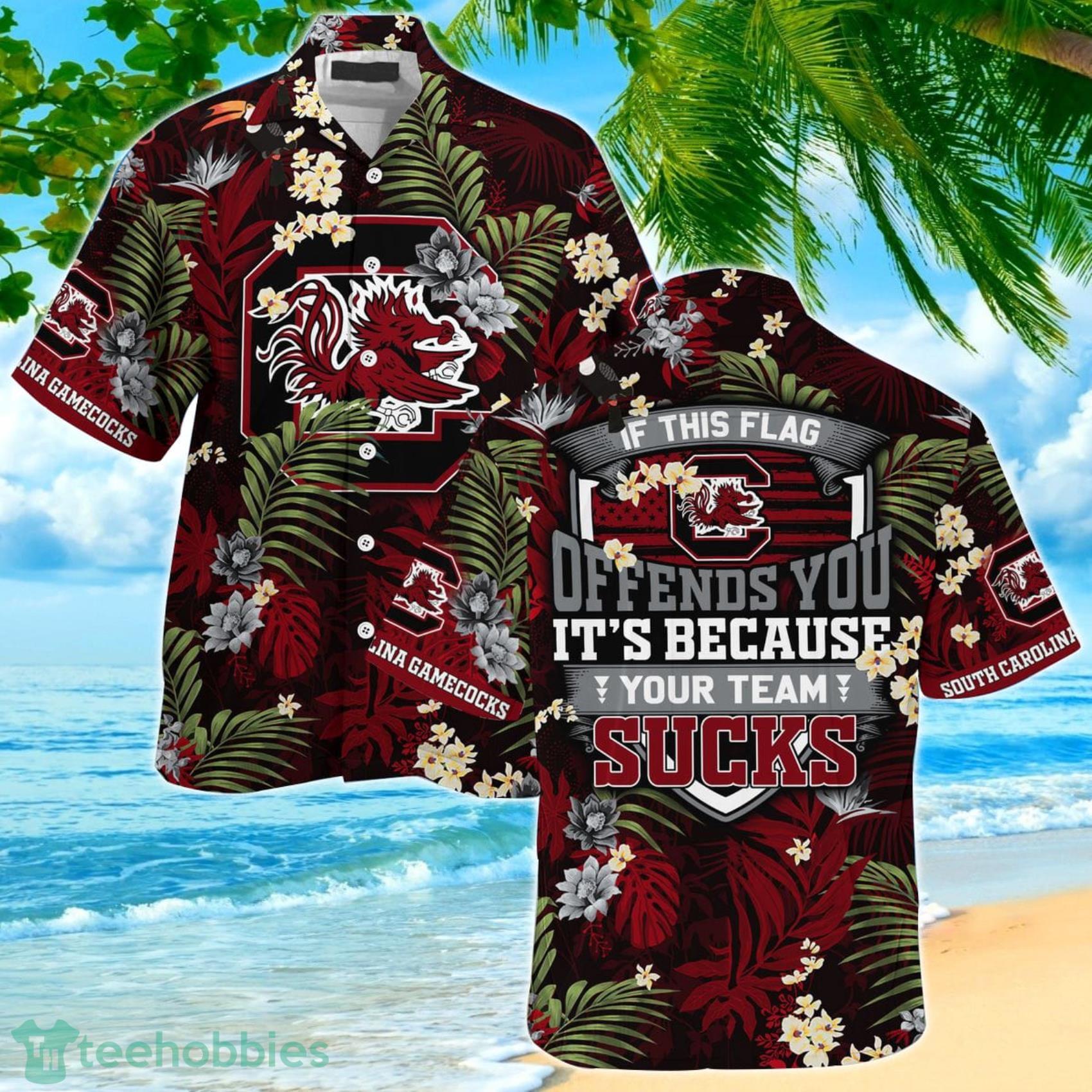 South Carolina Gamecocks NCAA Hawaiian Shirt Logo Fans Gift Beach