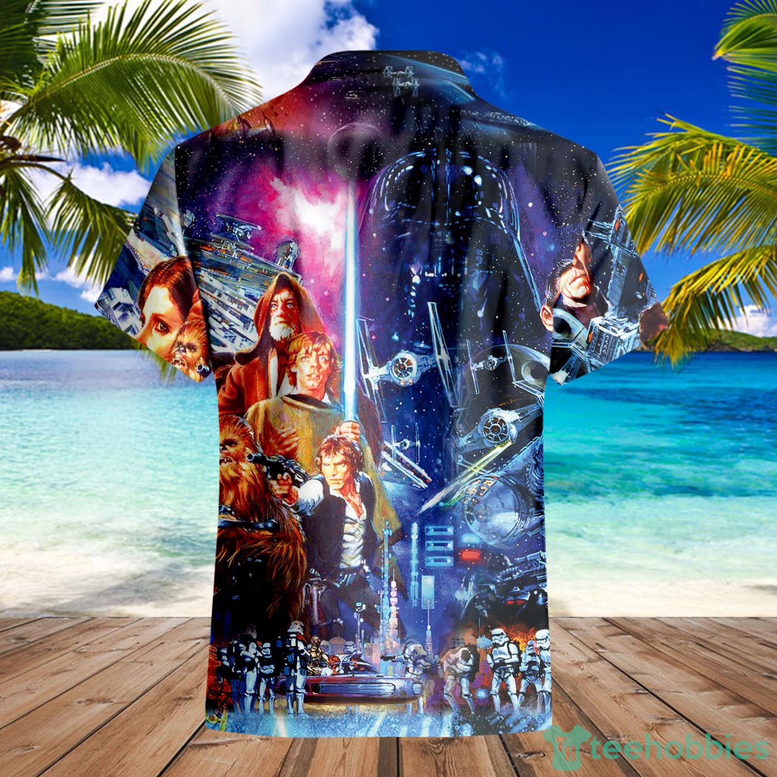 Starwars Synthwave Cool Hawaiian Shirt For Star Wars Movie Fans