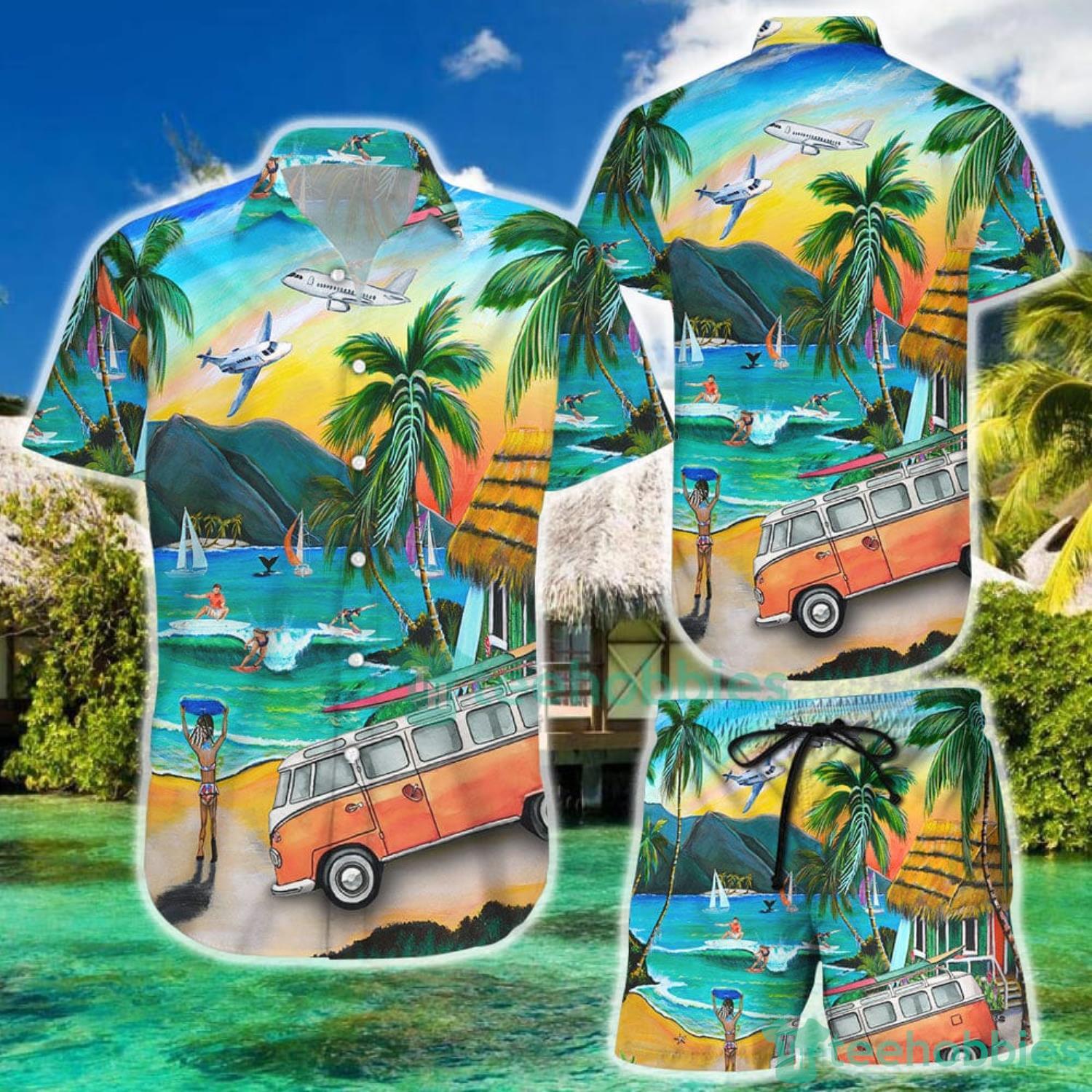 Hawaiian Style Blue and Yellow Grass Men's Hawaiian Shirt Summer Beach For  Men And Women Gift - Freedomdesign