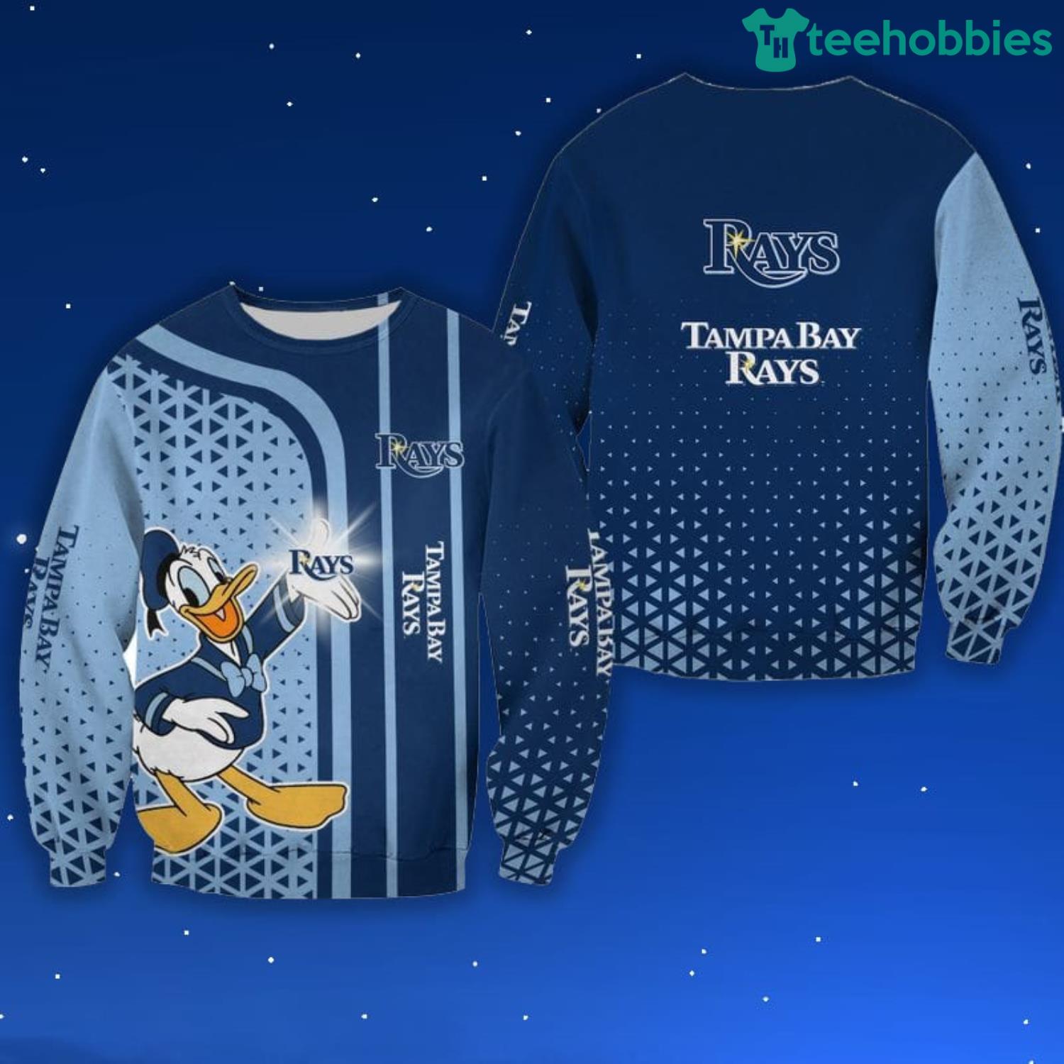 Tampa Bay Rays Donald Hoodie Zip up Hoodie T shirt Bomber Sweater image Tampa Bay Rays Donald Hoodie Zip up Hoodie T-shirt Bomber Sweater Product Photo 3